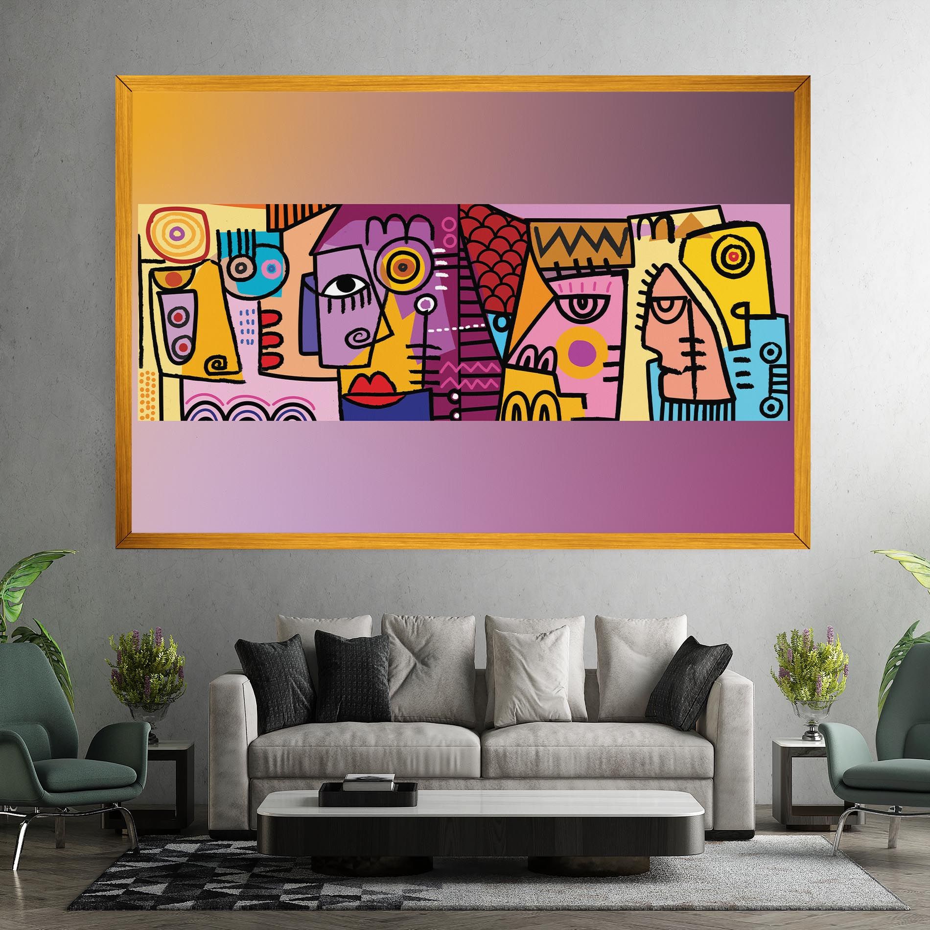 Face Group Purple mockup 7