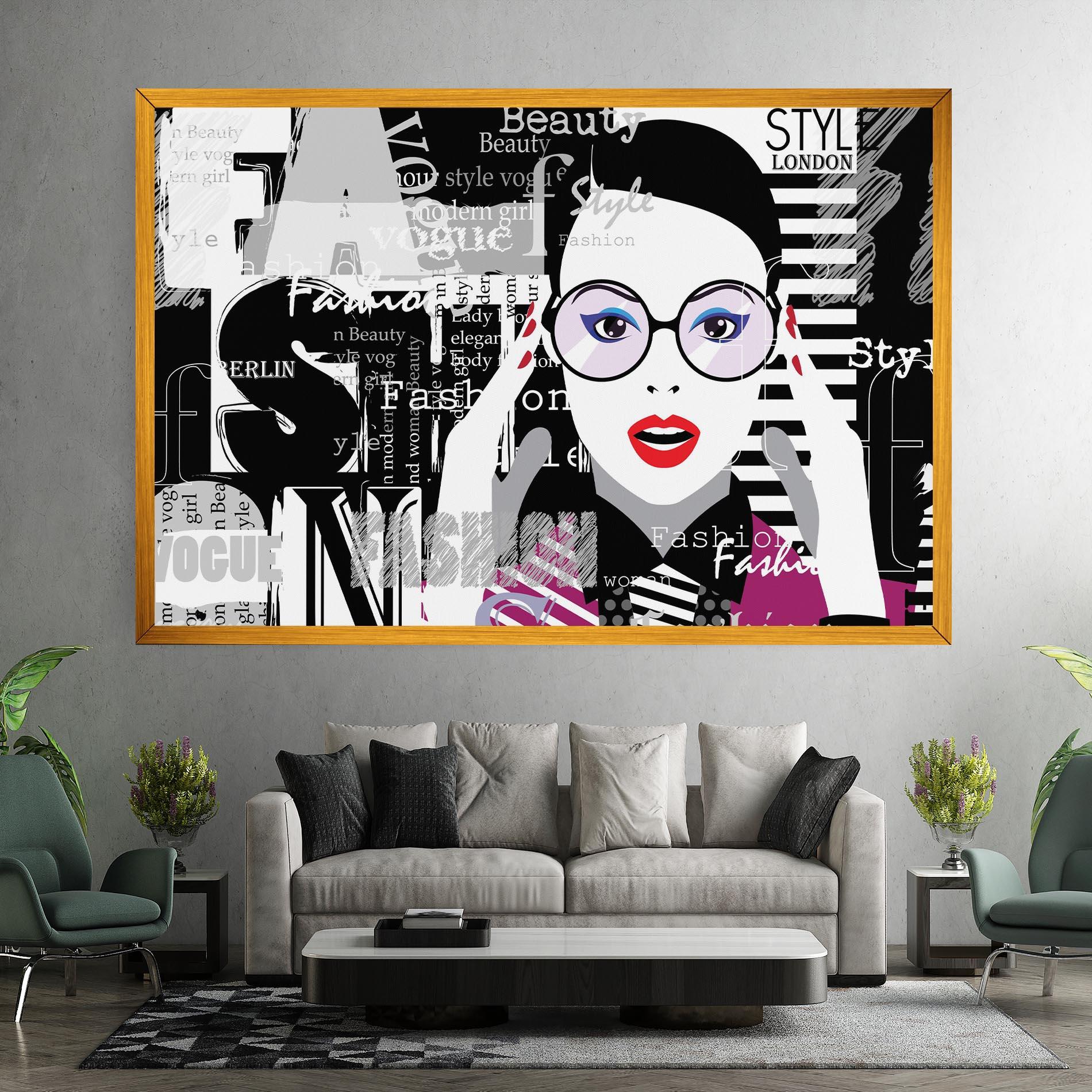 Vászonkép Fashion Collage mockup 7