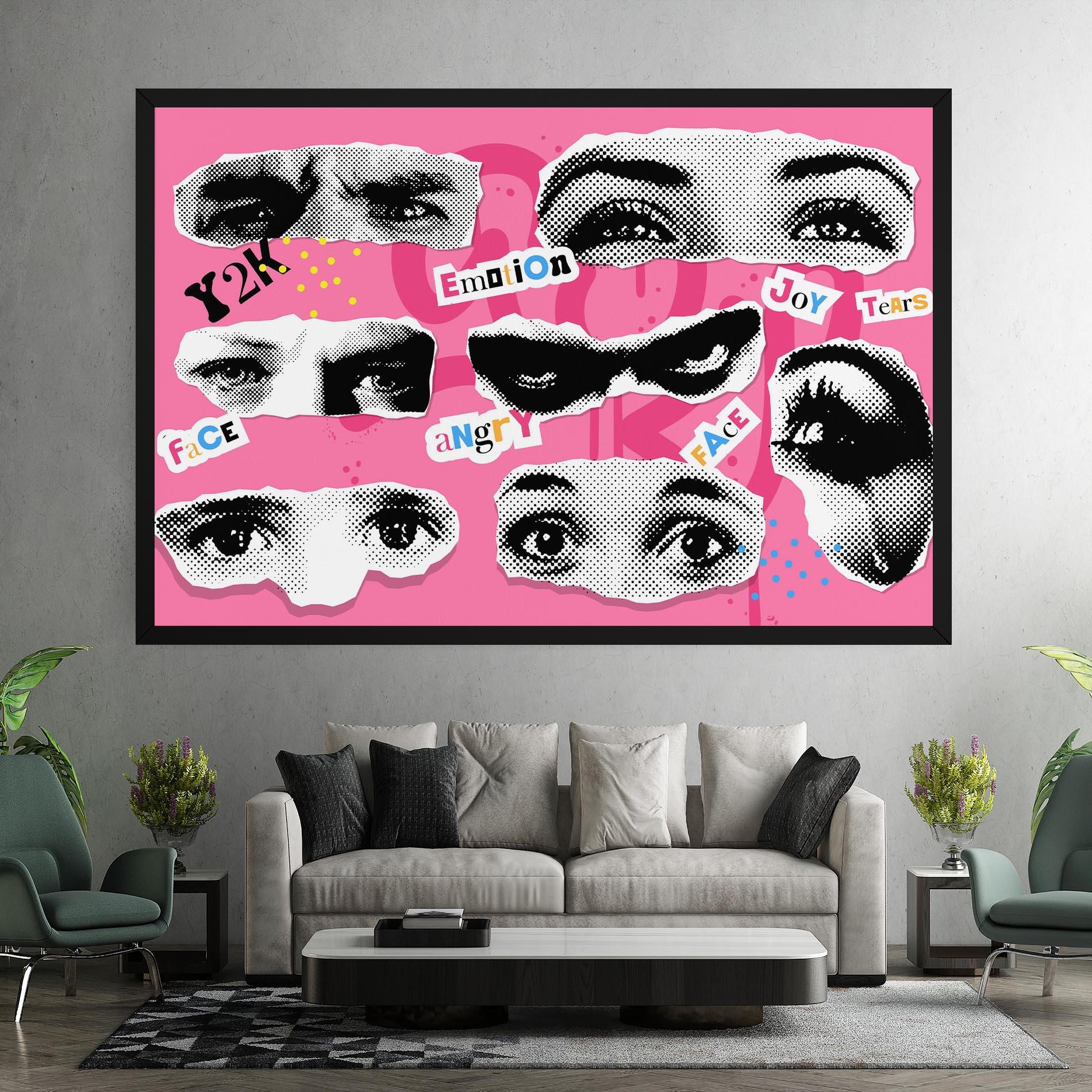 Vászonkép Eye Type mockup 7