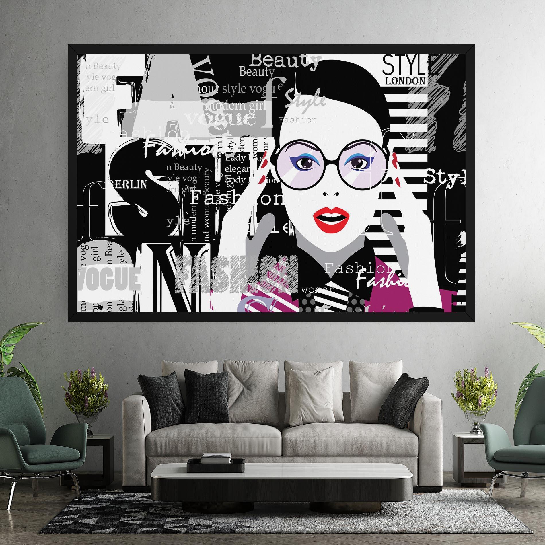 Vászonkép Fashion Collage mockup 7