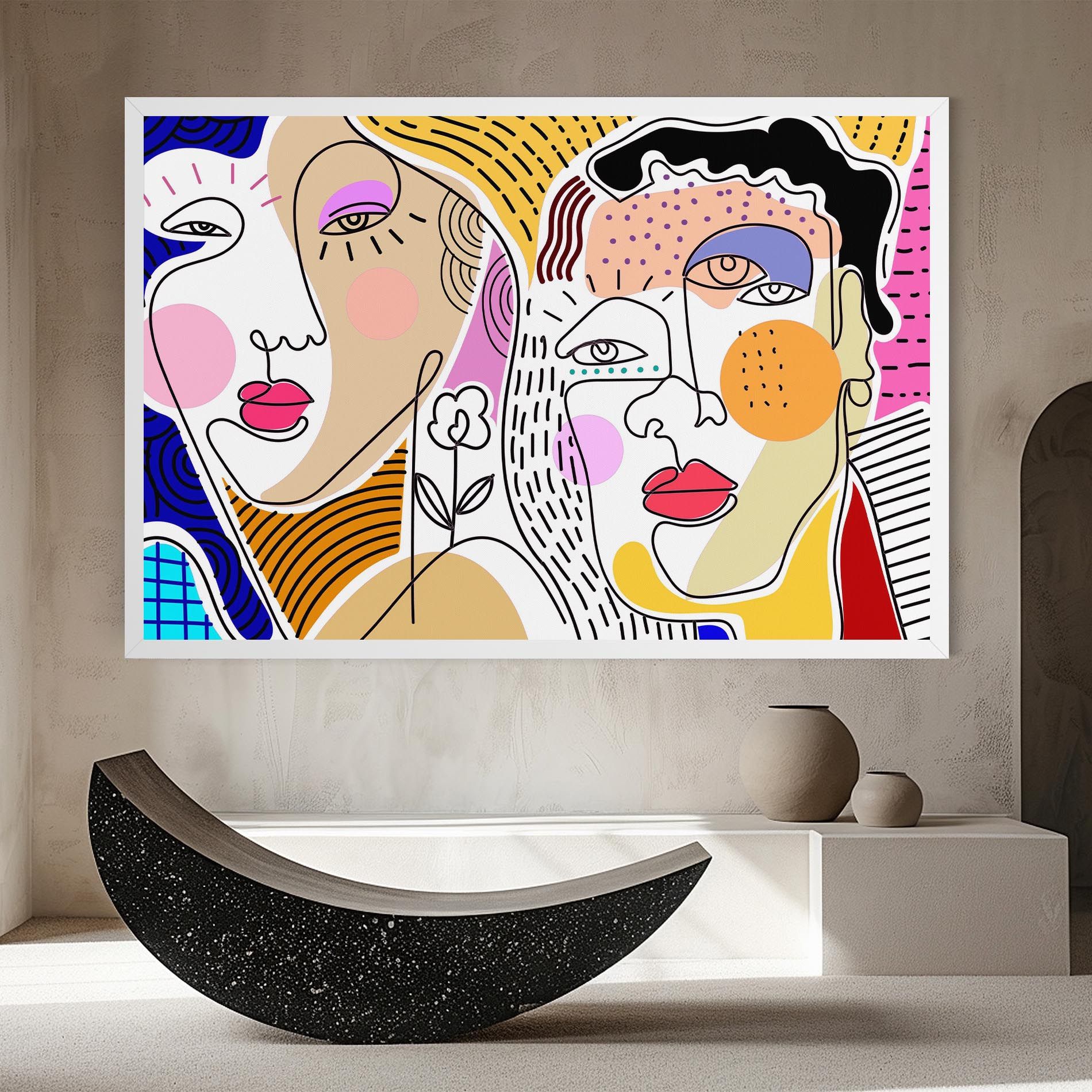 Abstract Eye Face mockup 8