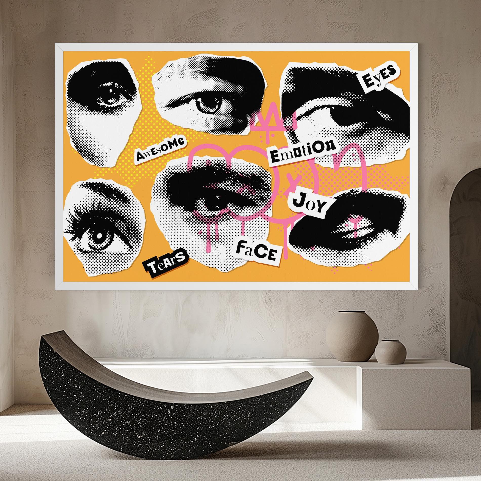 Vászonkép Awesome Emotions mockup 8