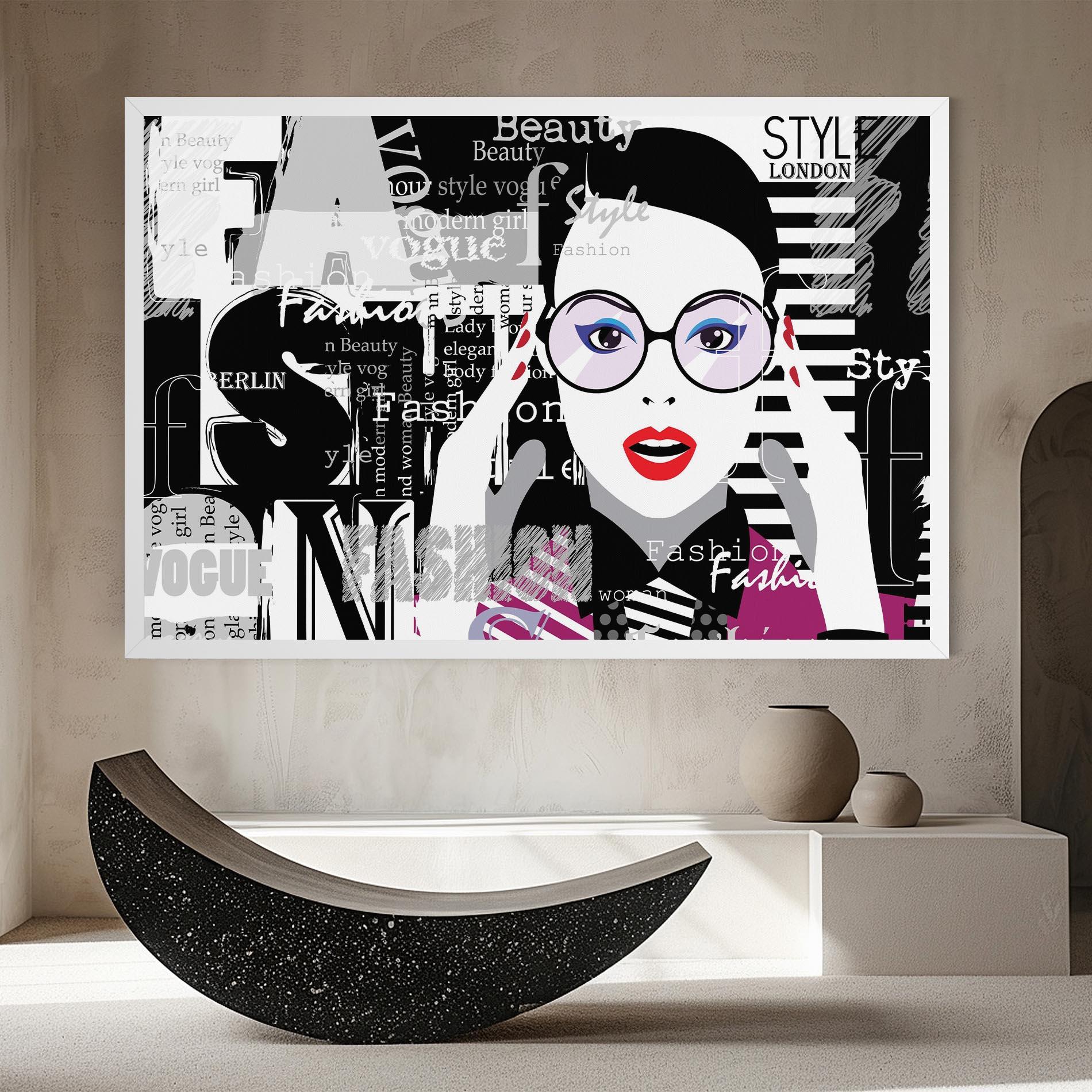 Vászonkép Fashion Collage mockup 8