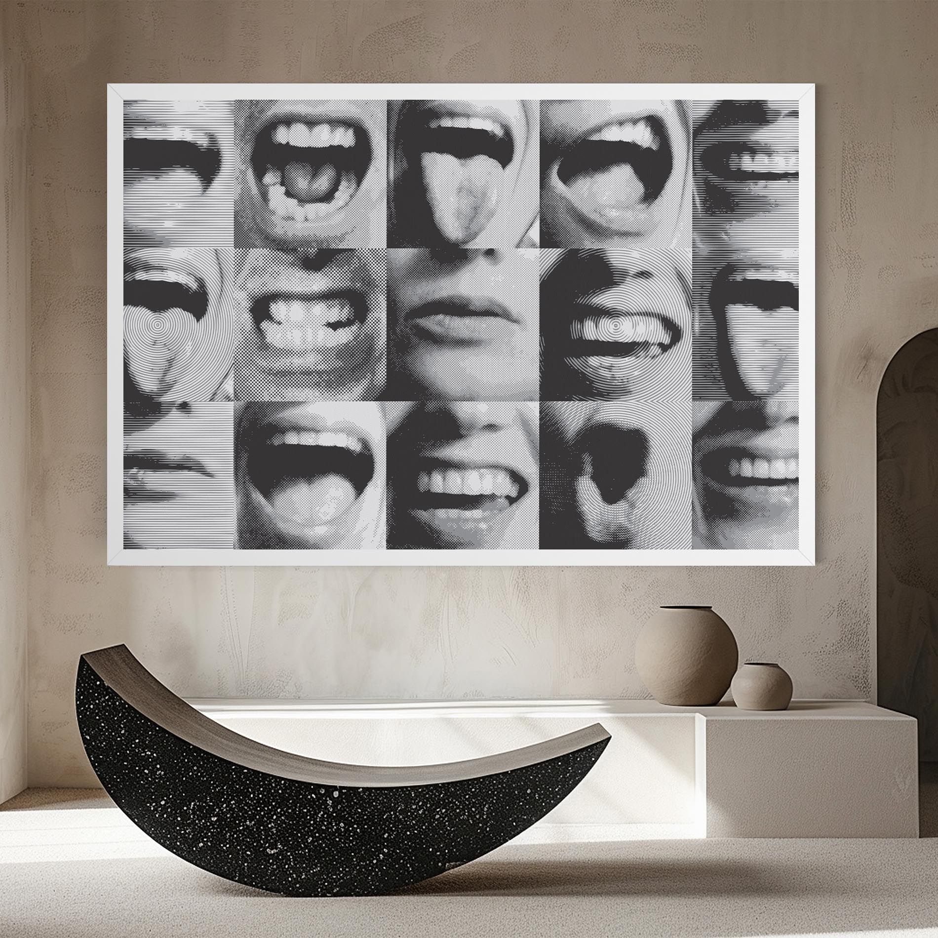 Grey Mouth Collage mockup 8