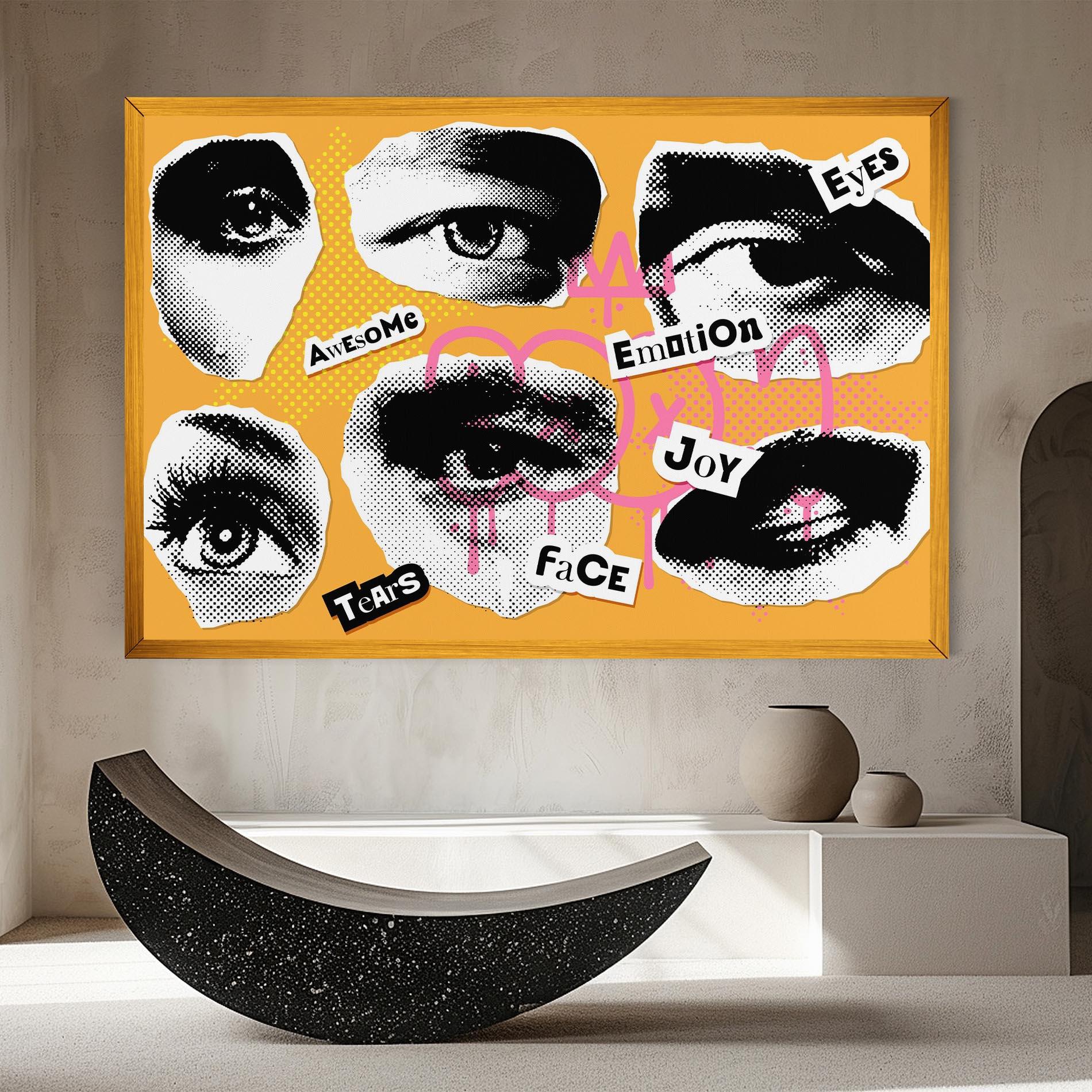 Vászonkép Awesome Emotions mockup 8