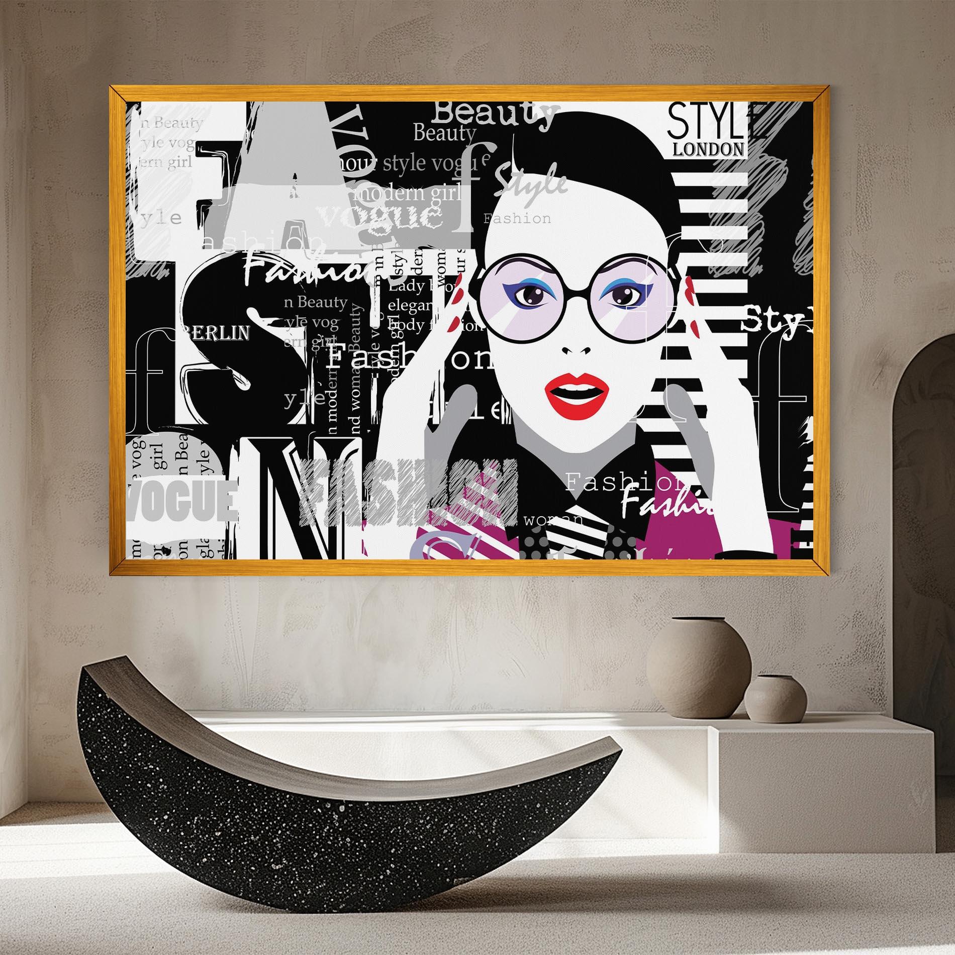 Vászonkép Fashion Collage mockup 8