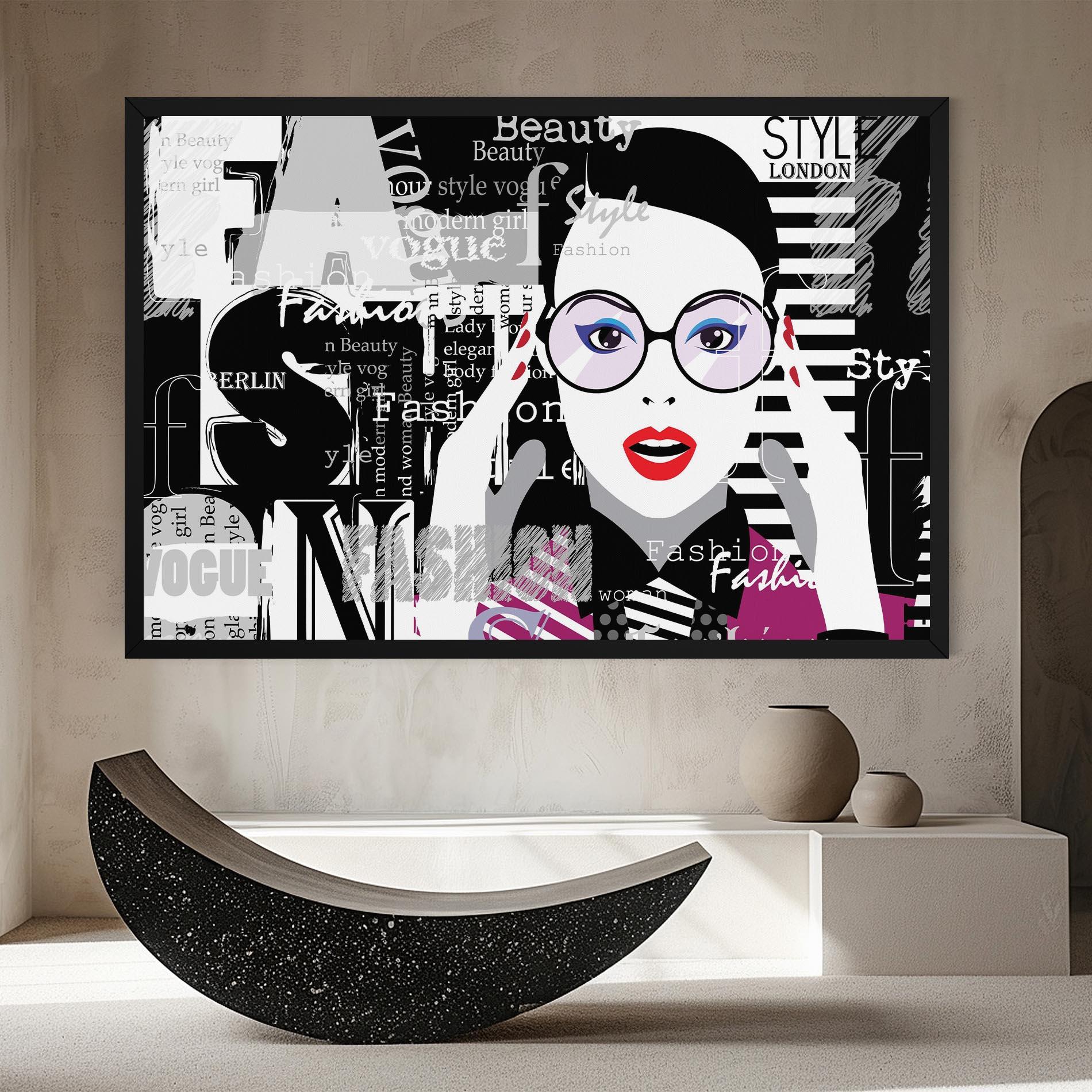 Vászonkép Fashion Collage mockup 8