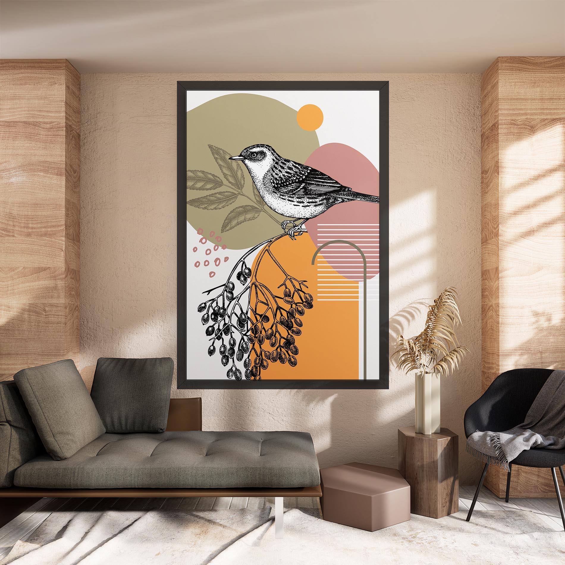 Vászonkép Bird Collage mockup 8