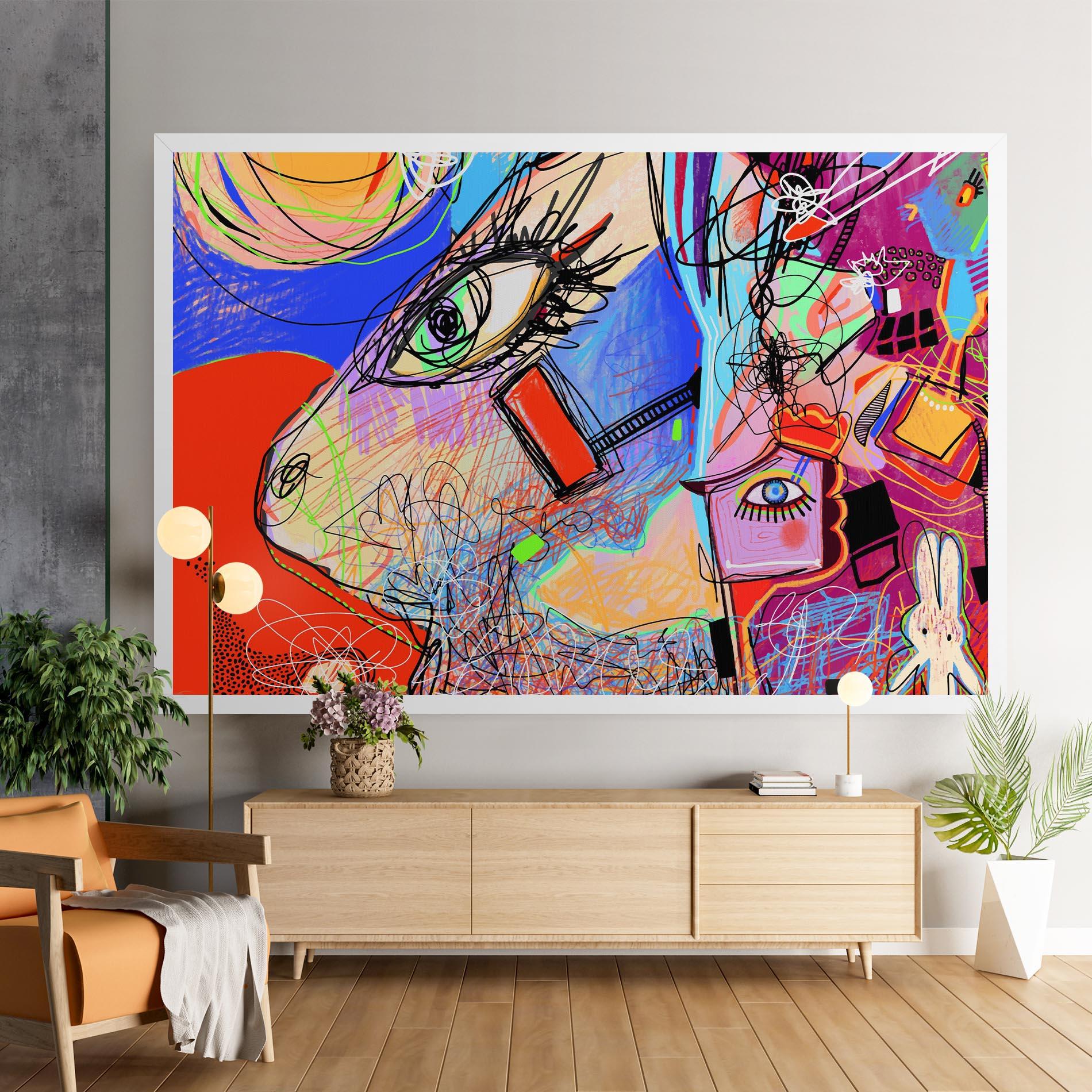 Vászonkép Animal Eye Art mockup 9