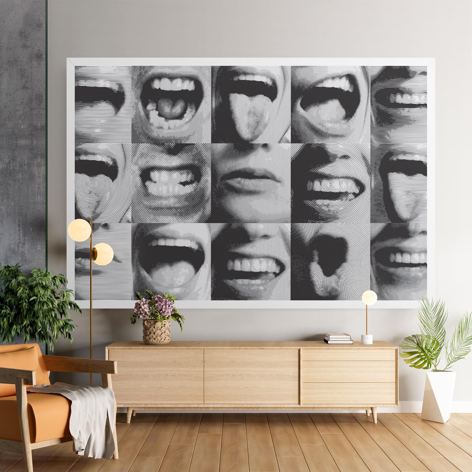 Grey Mouth Collage mockup 9