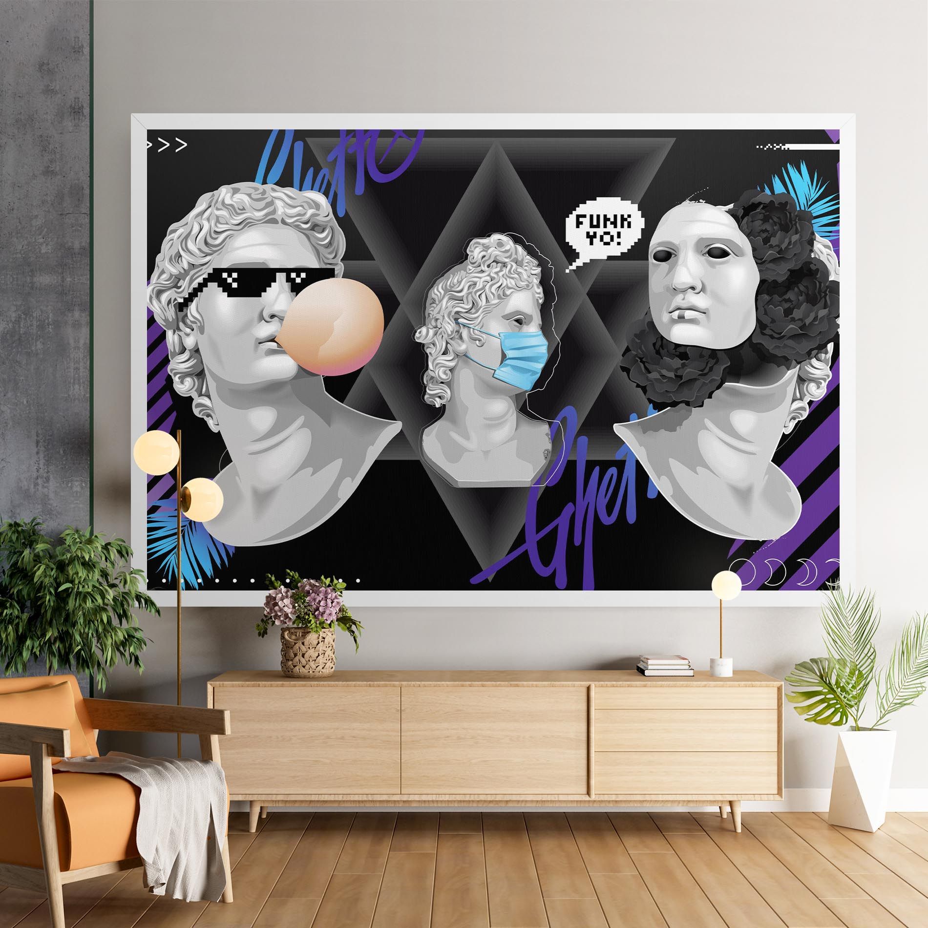 Statue Mask mockup 9