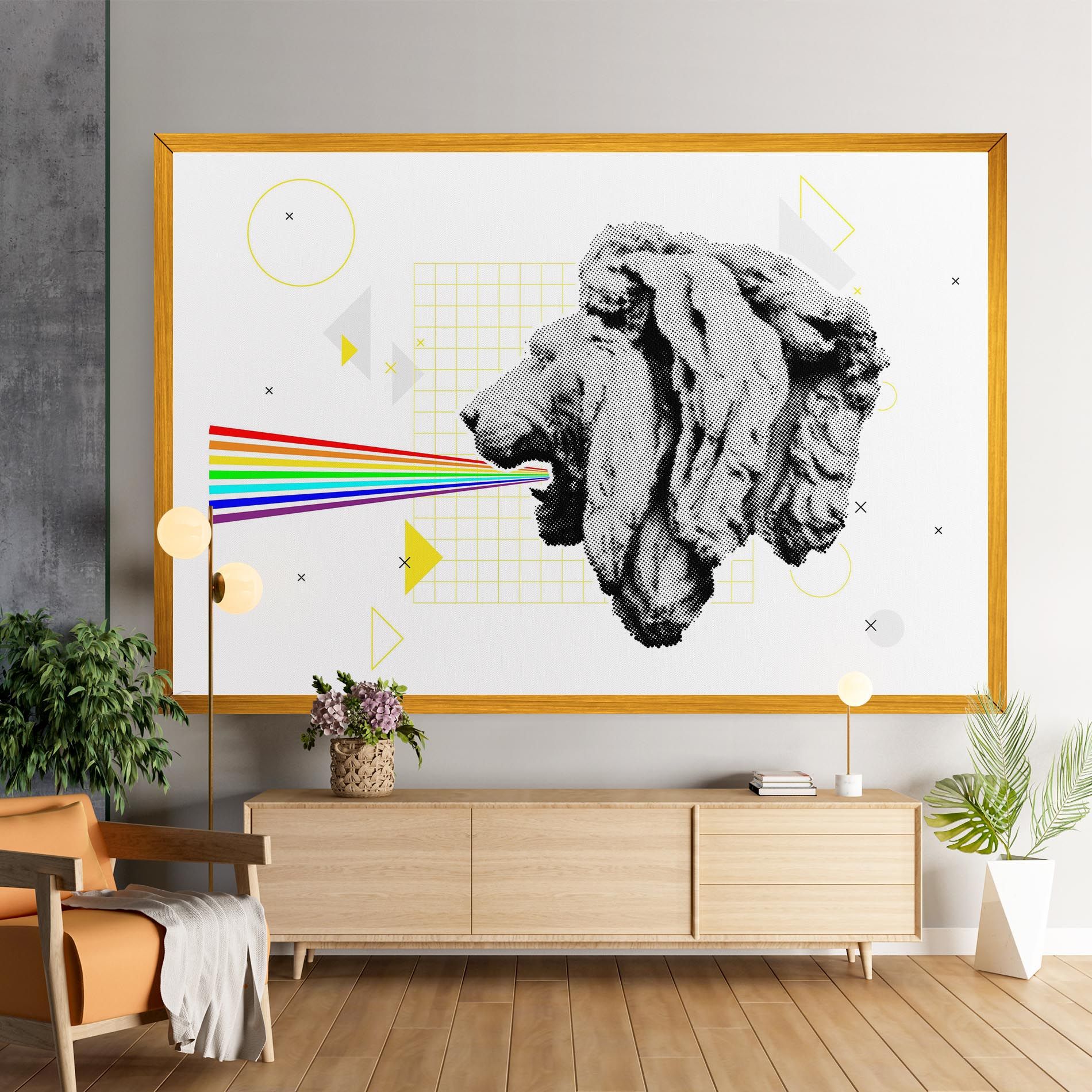 Lion Collage mockup 9
