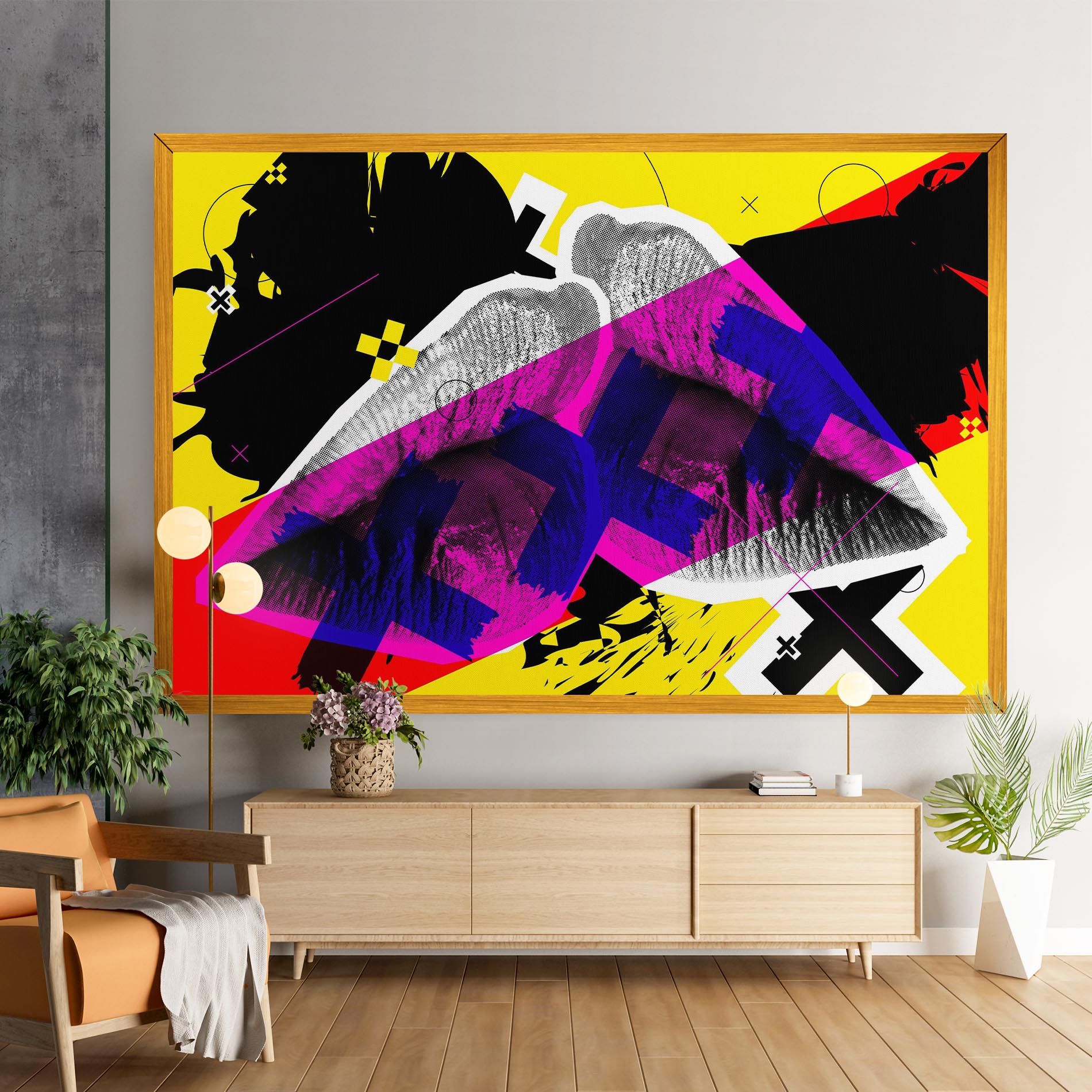 Lips Purple Light mockup 9