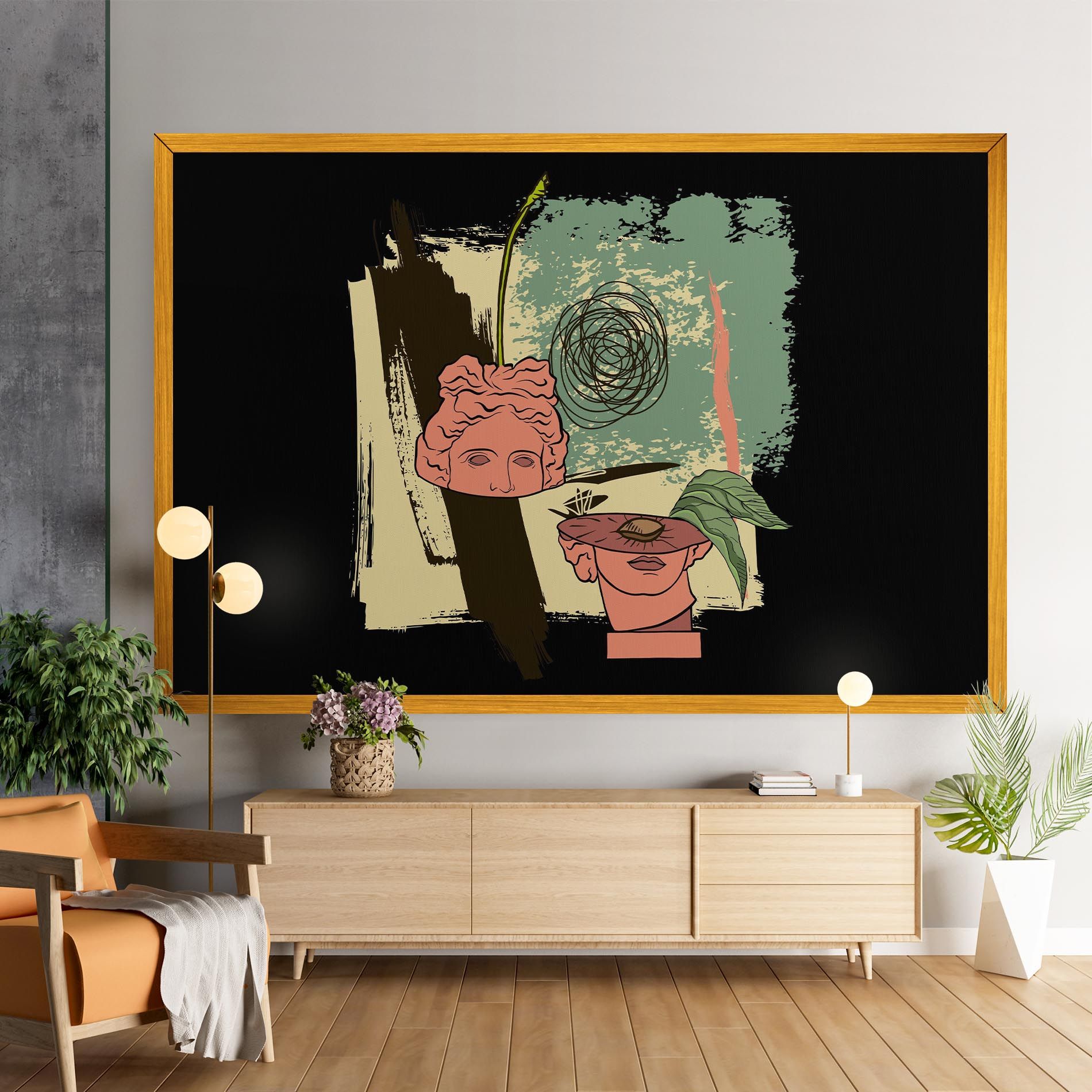 Statue Fruit mockup 9