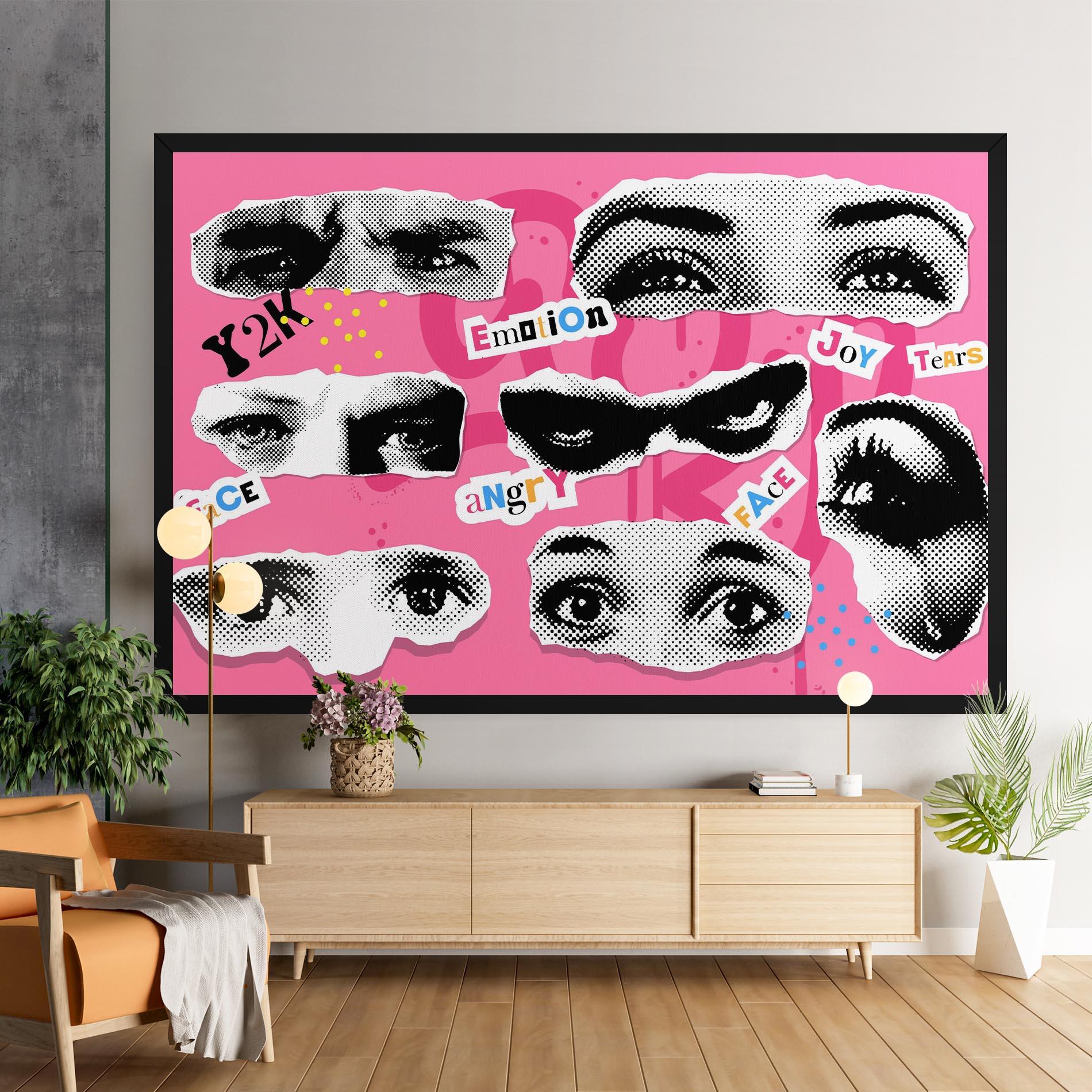 Vászonkép Eye Type mockup 9