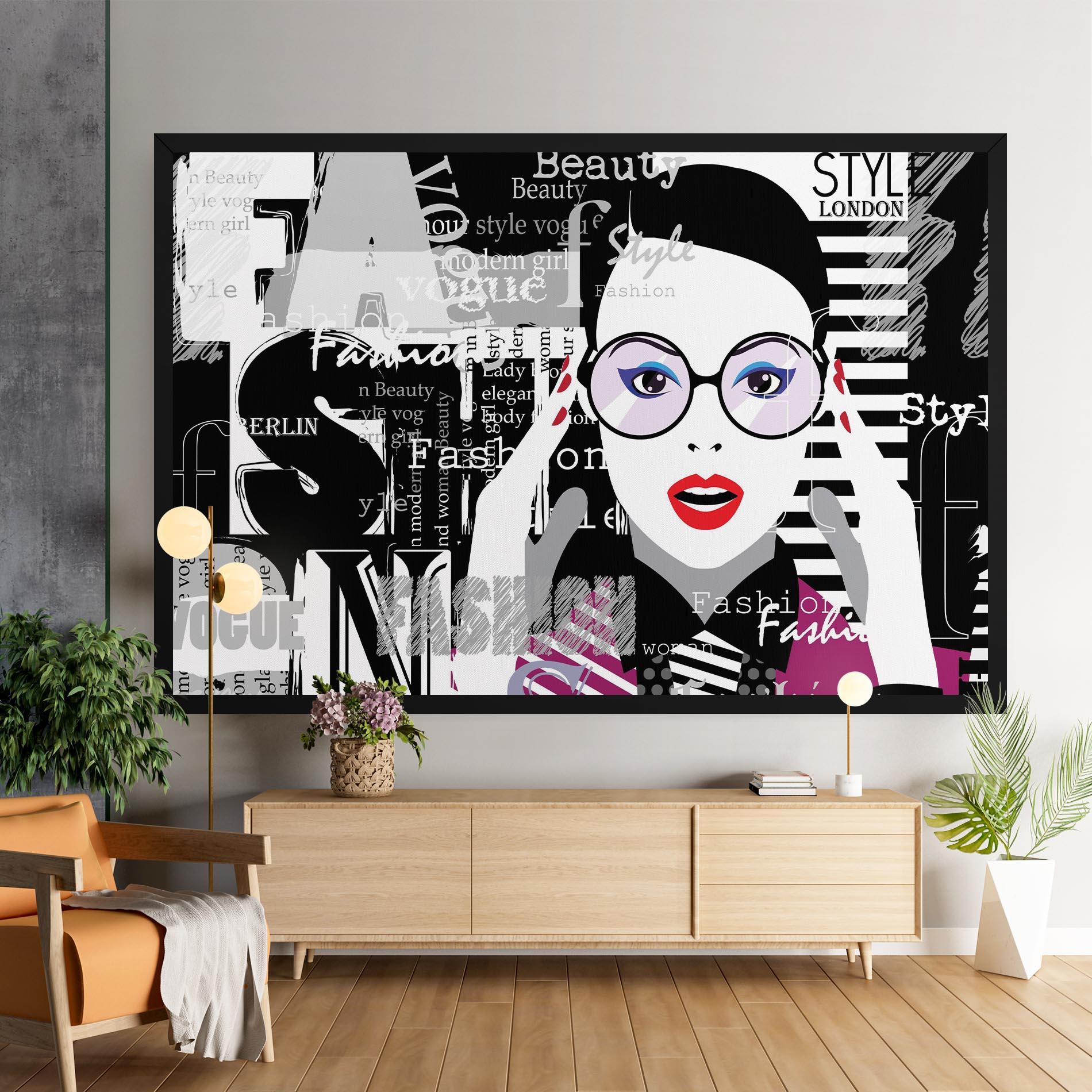 Vászonkép Fashion Collage mockup 9