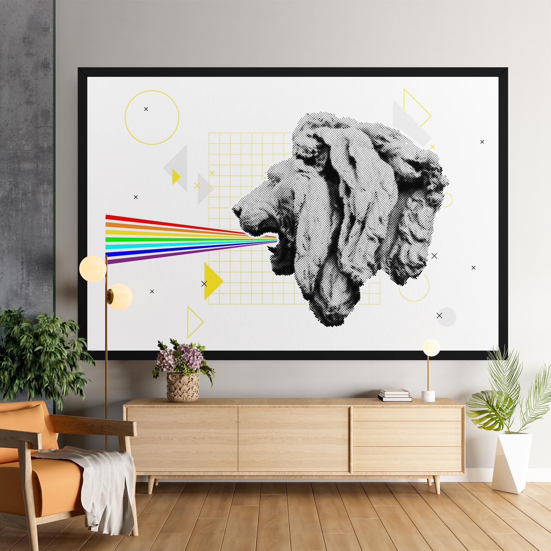 Lion Collage mockup 9