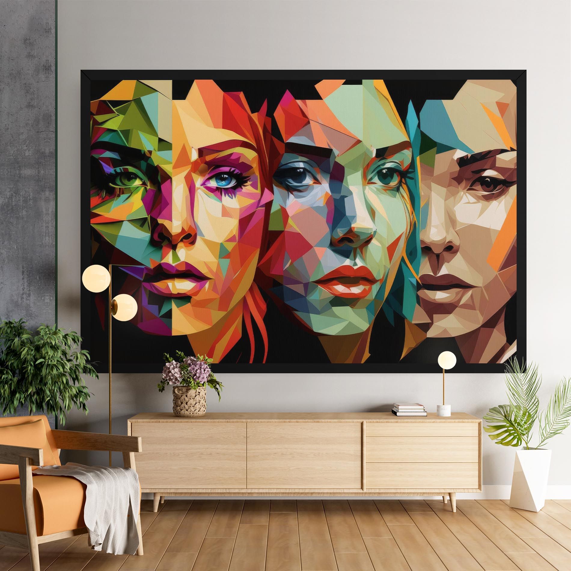 Women Face Collage mockup 9