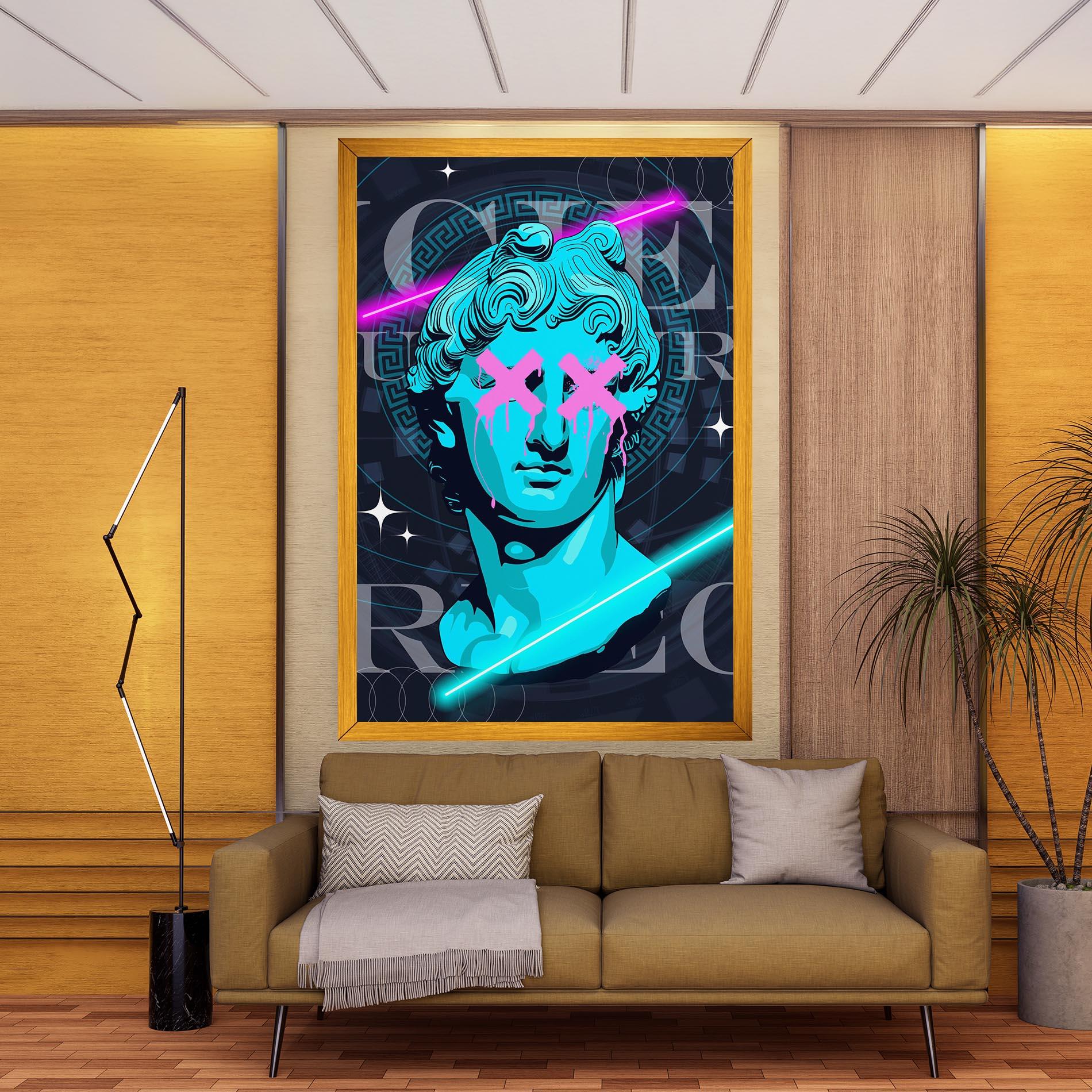 Vászonkép Sculptures mockup 9