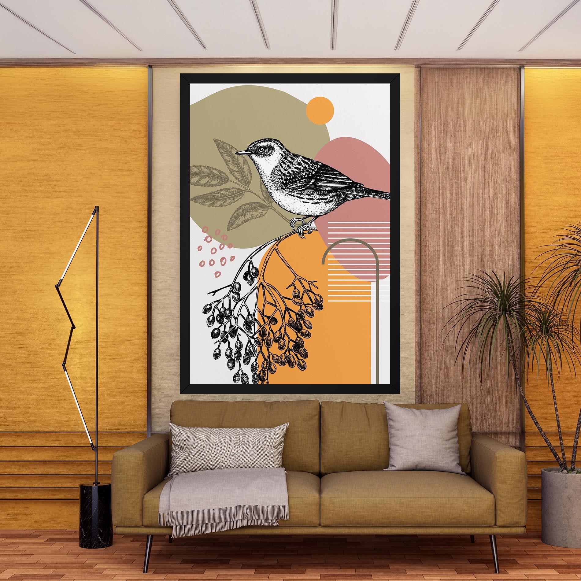 Vászonkép Bird Collage mockup 9
