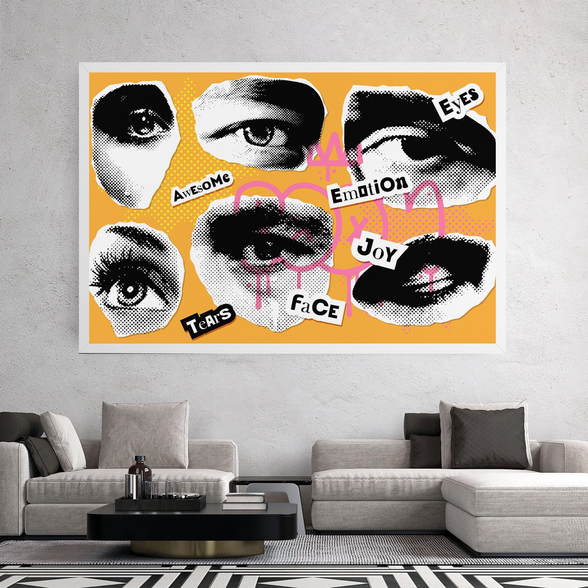 Vászonkép Awesome Emotions mockup 2