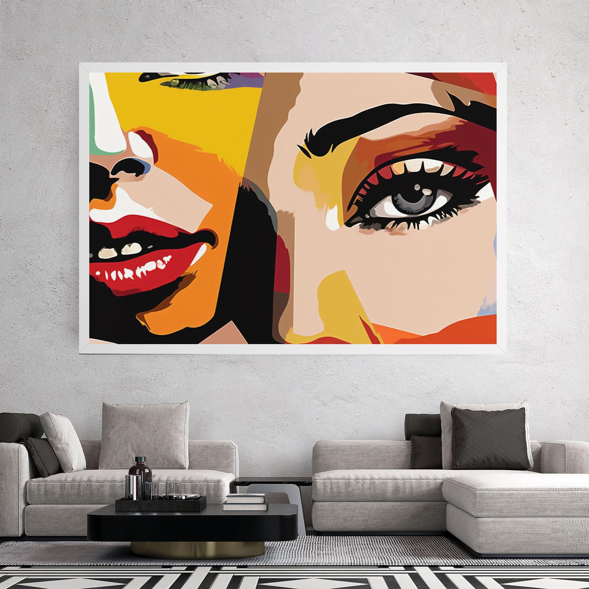 Vászonkép Beauty Woman Art mockup 2