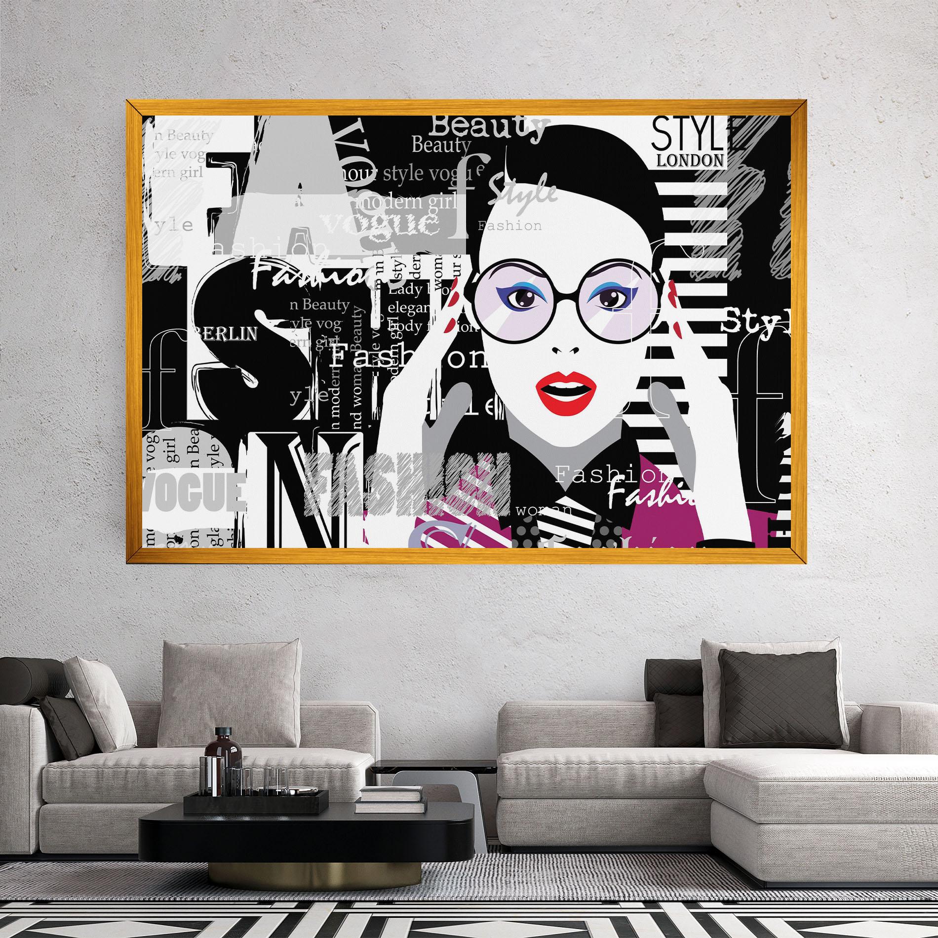 Vászonkép Fashion Collage mockup 2