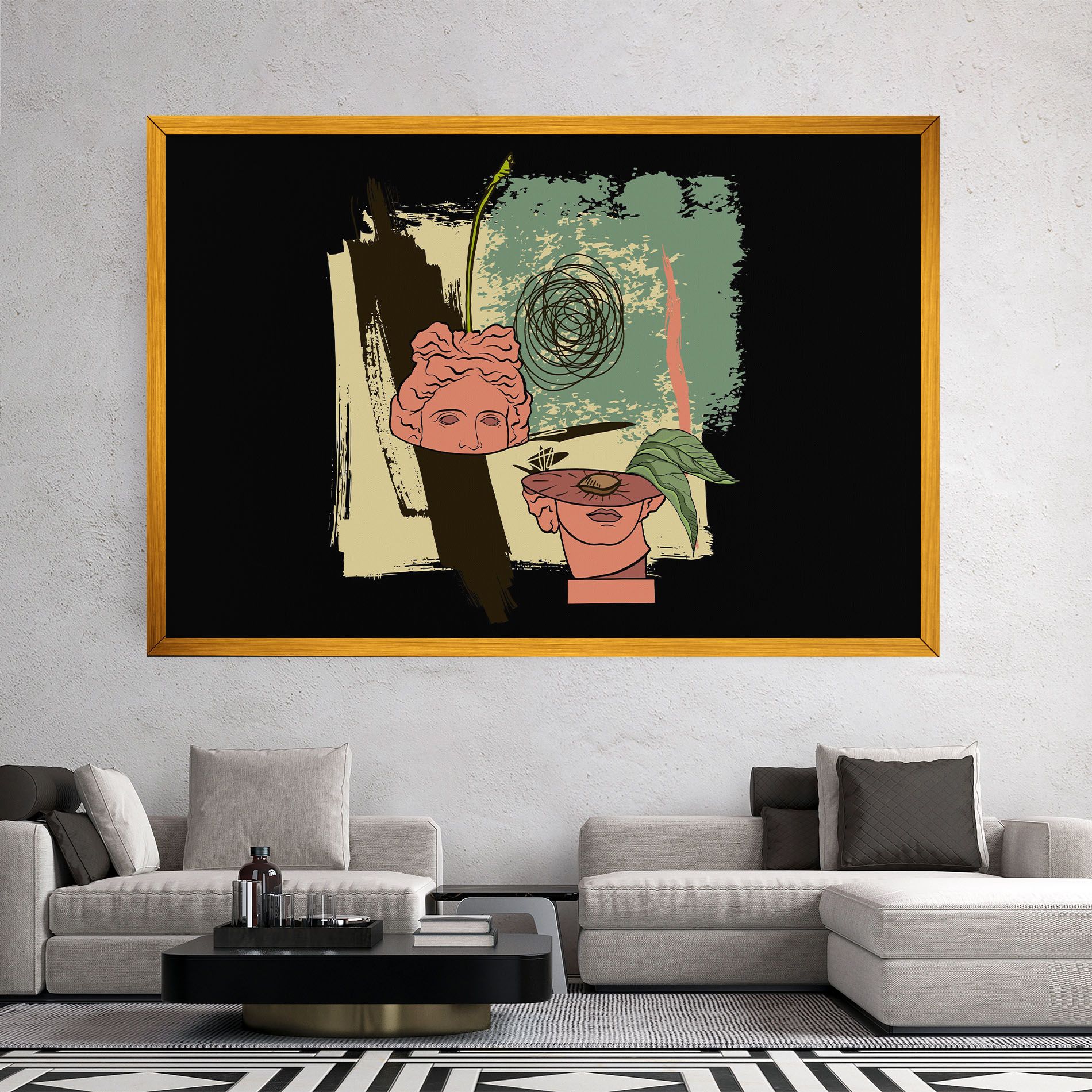 Statue Fruit mockup 2