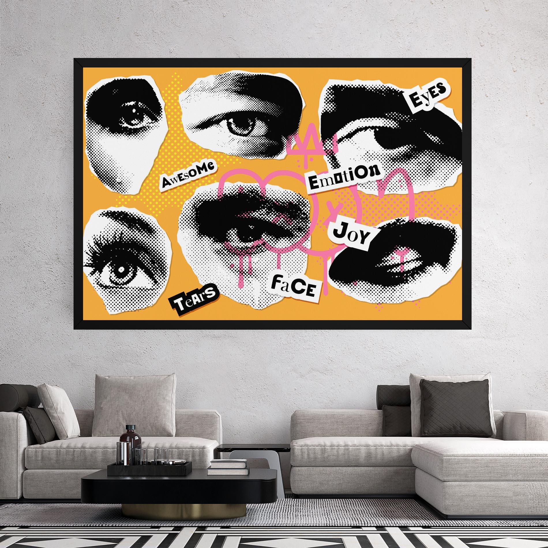 Vászonkép Awesome Emotions mockup 2