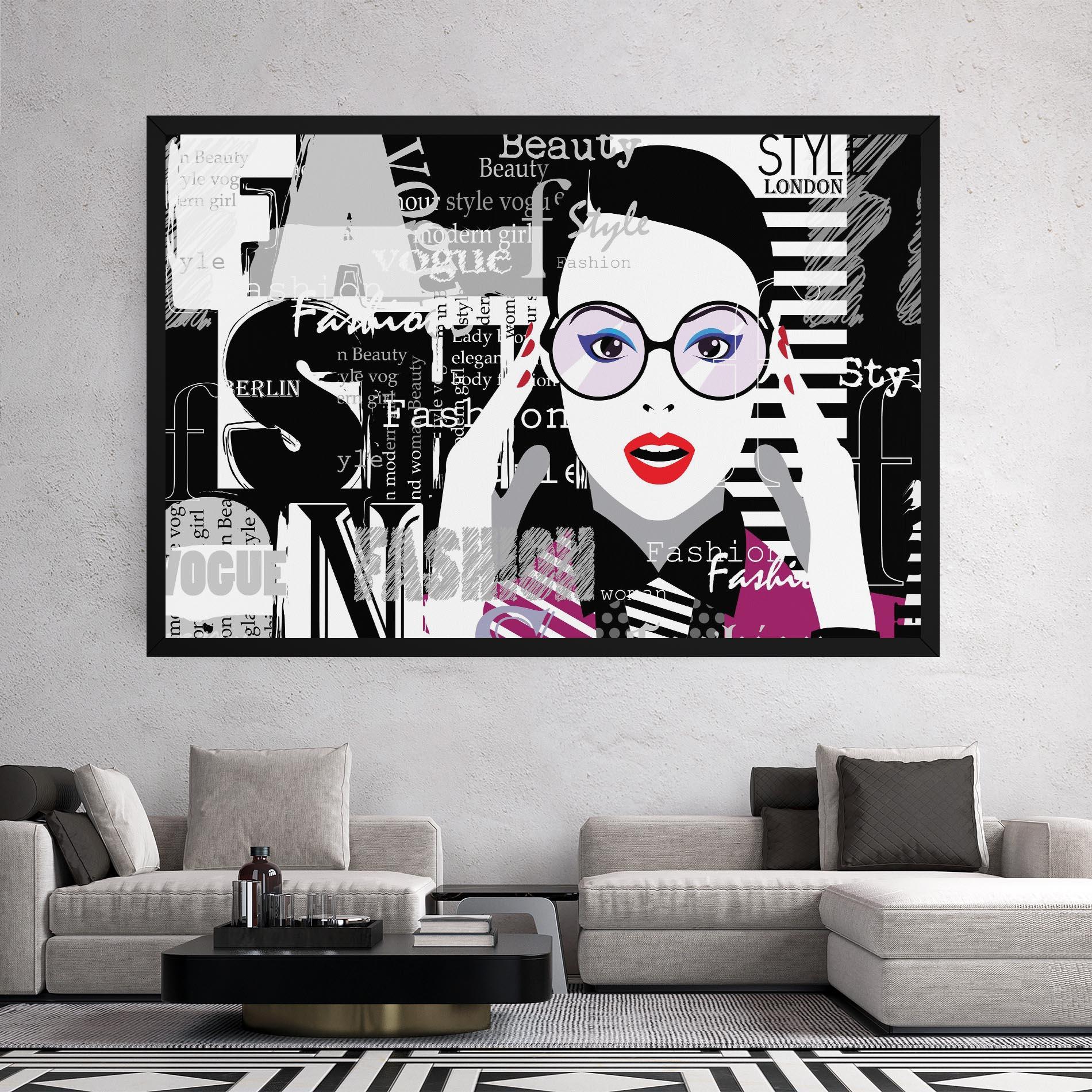 Vászonkép Fashion Collage mockup 2