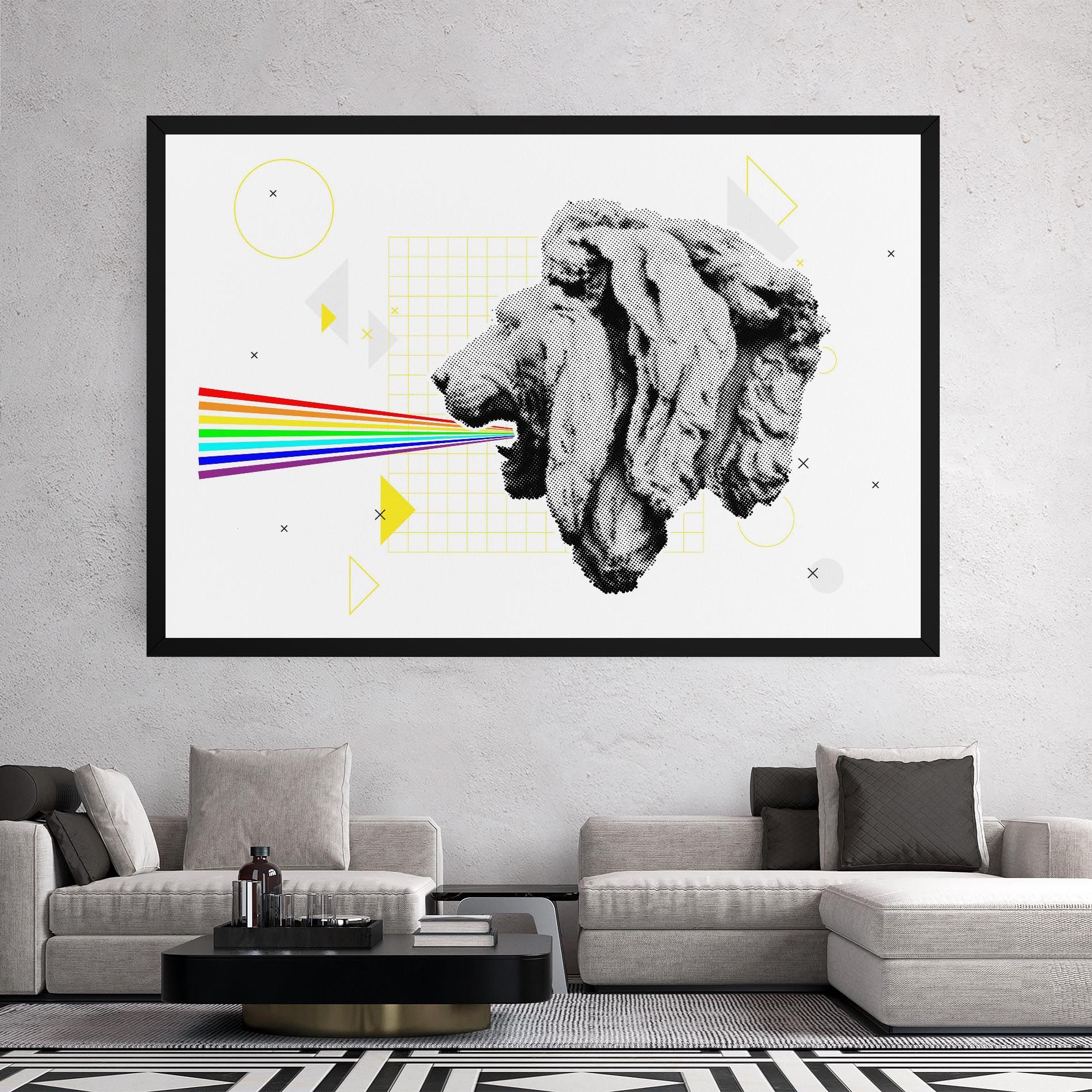 Lion Collage mockup 2