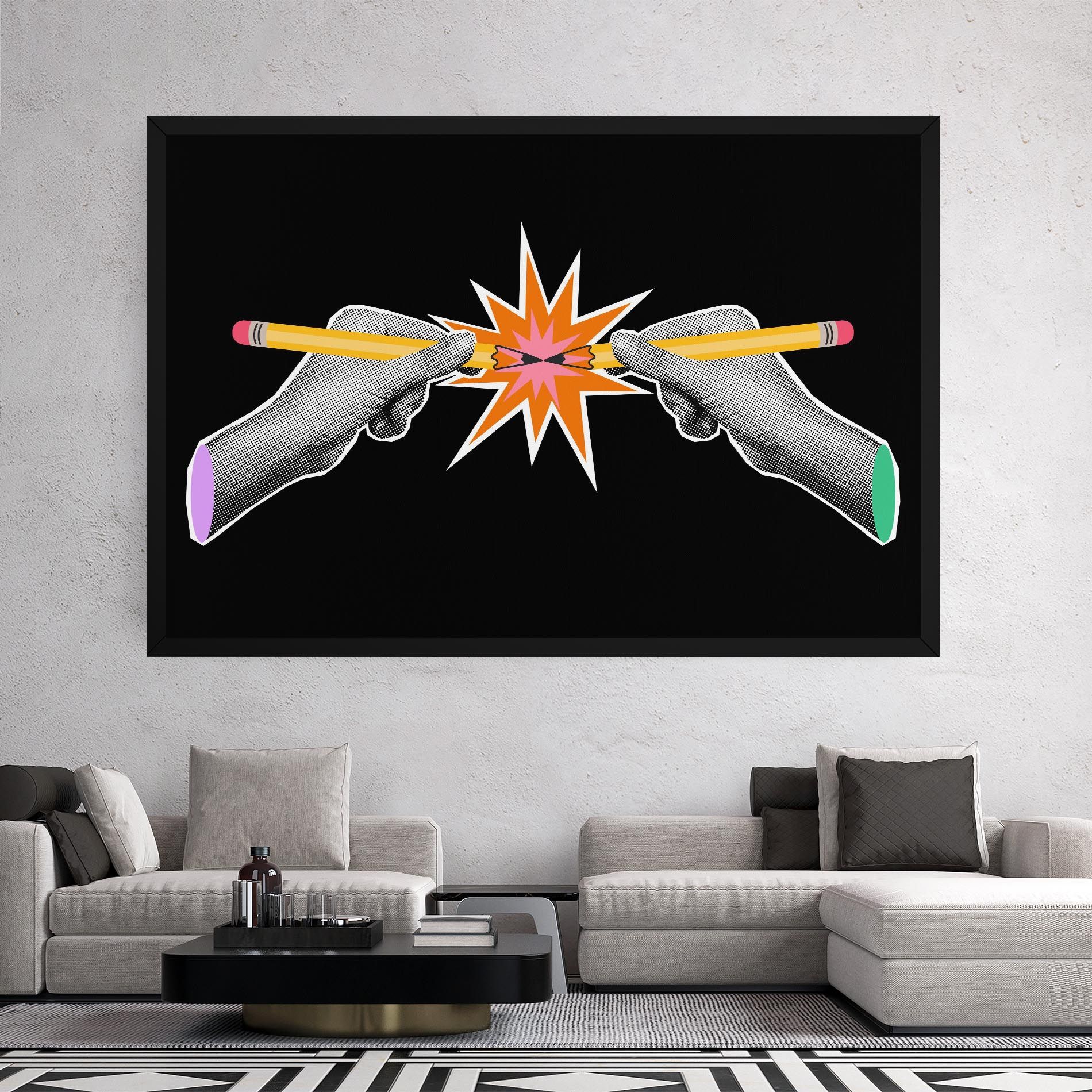 Pencil Hand mockup 2