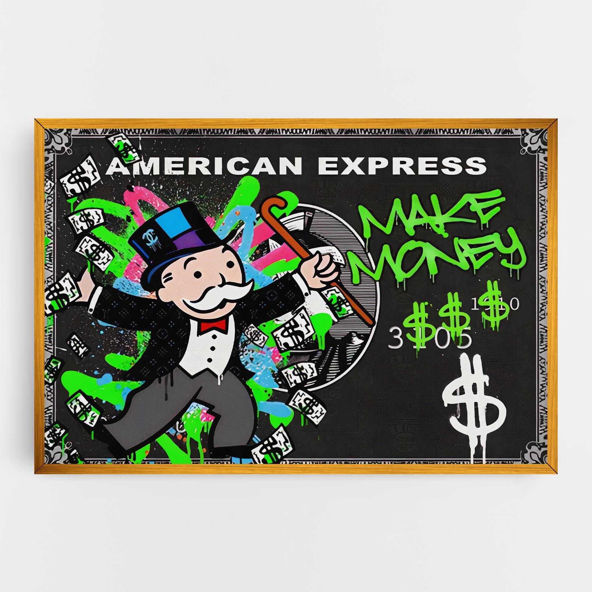 Vászonkép Make Money mockup 0