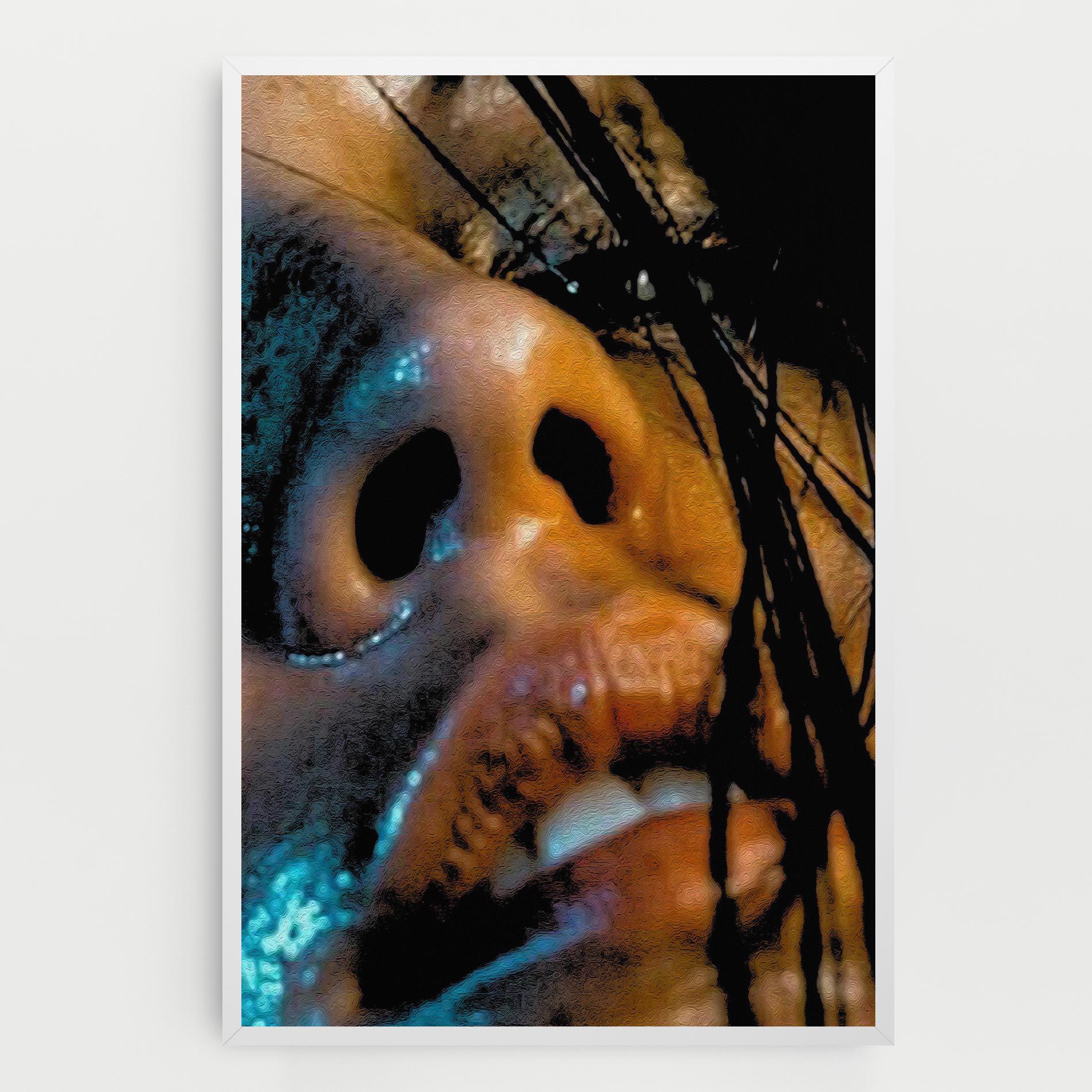 Vászonkép Blue Light Face mockup 0