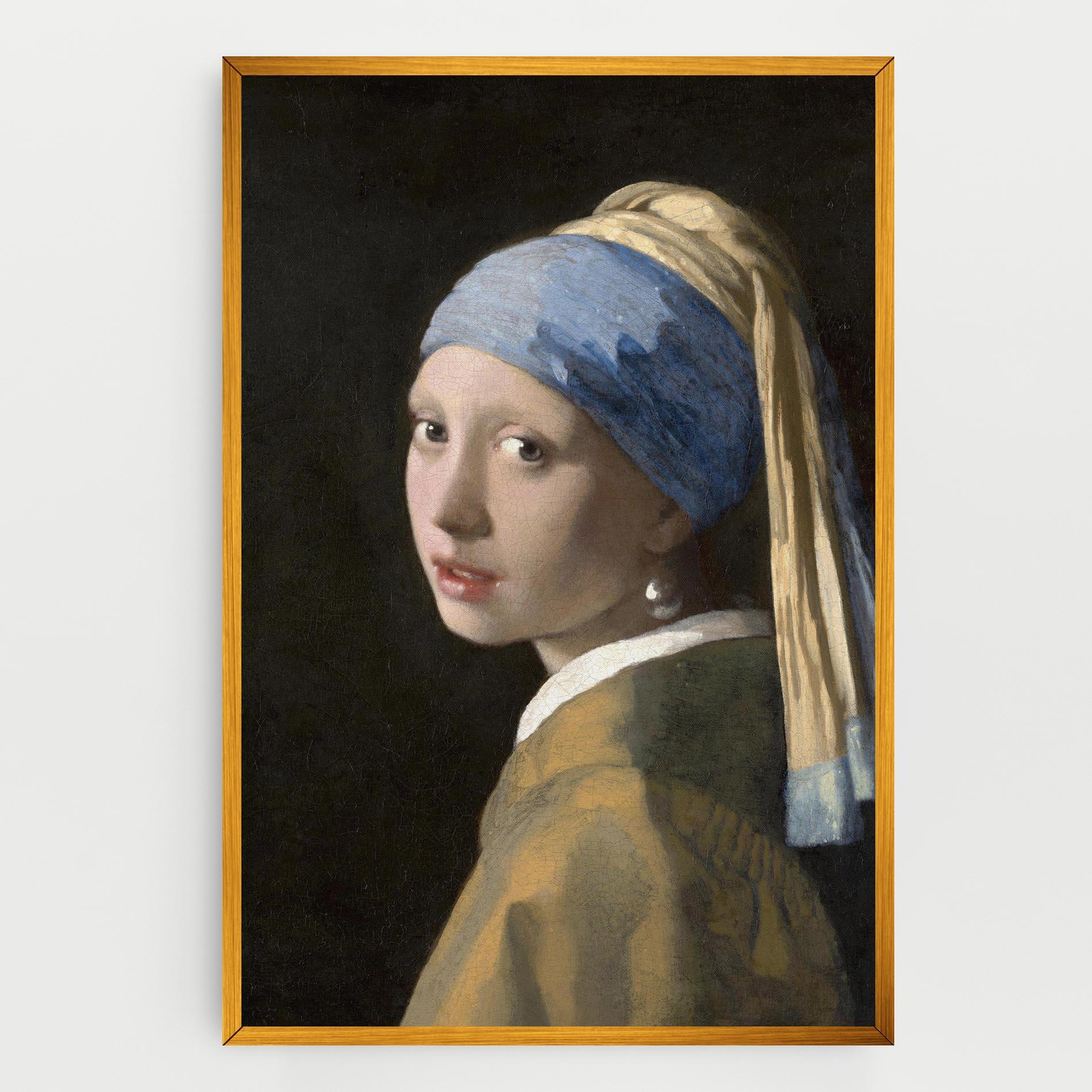 Vászonkép Girl With A Pearl mockup 0