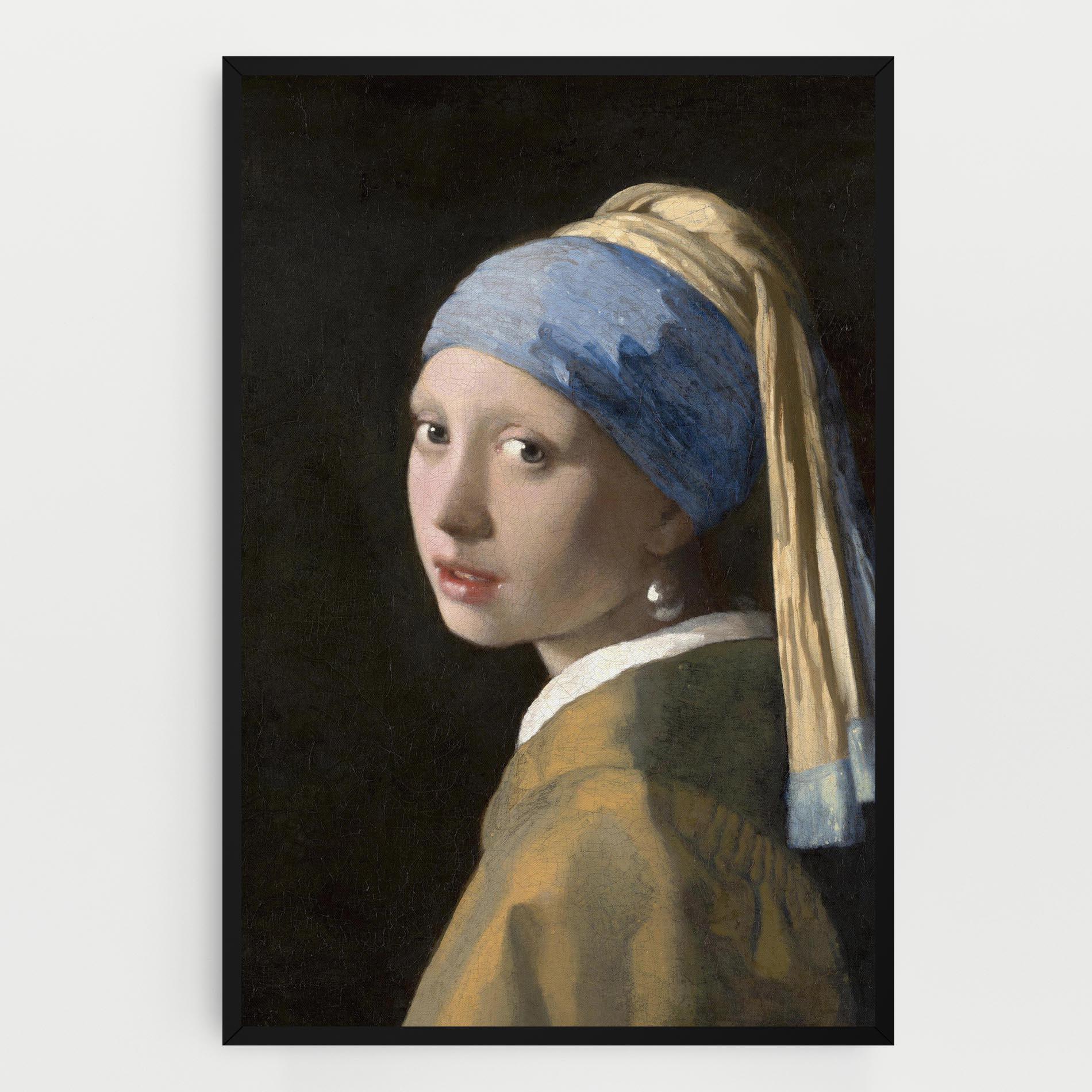 Vászonkép Girl With A Pearl mockup 0