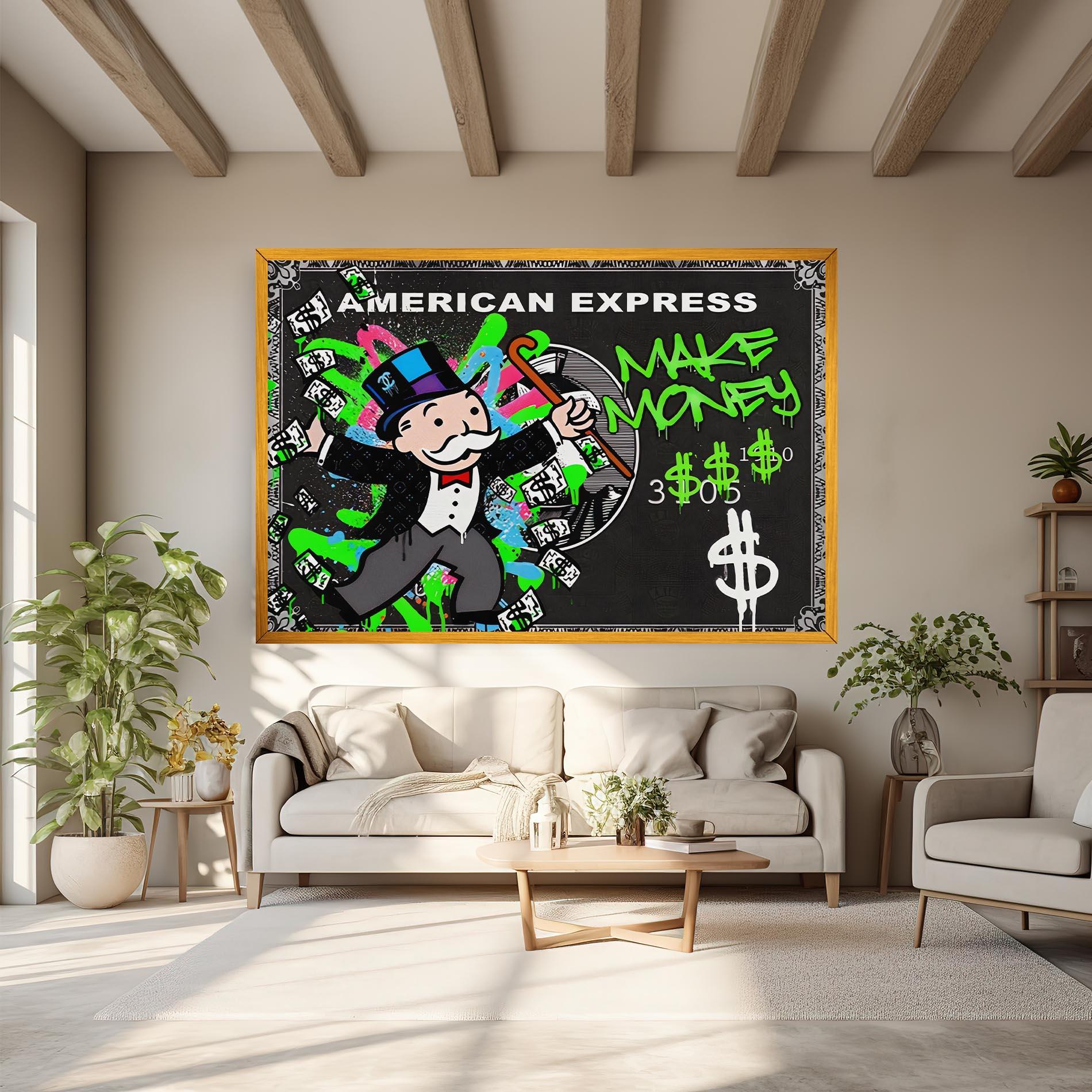 Vászonkép Make Money mockup 6