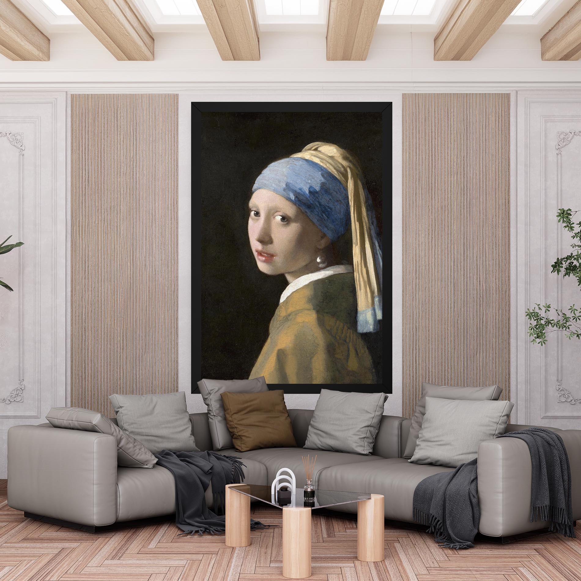 Vászonkép Girl With A Pearl mockup 6