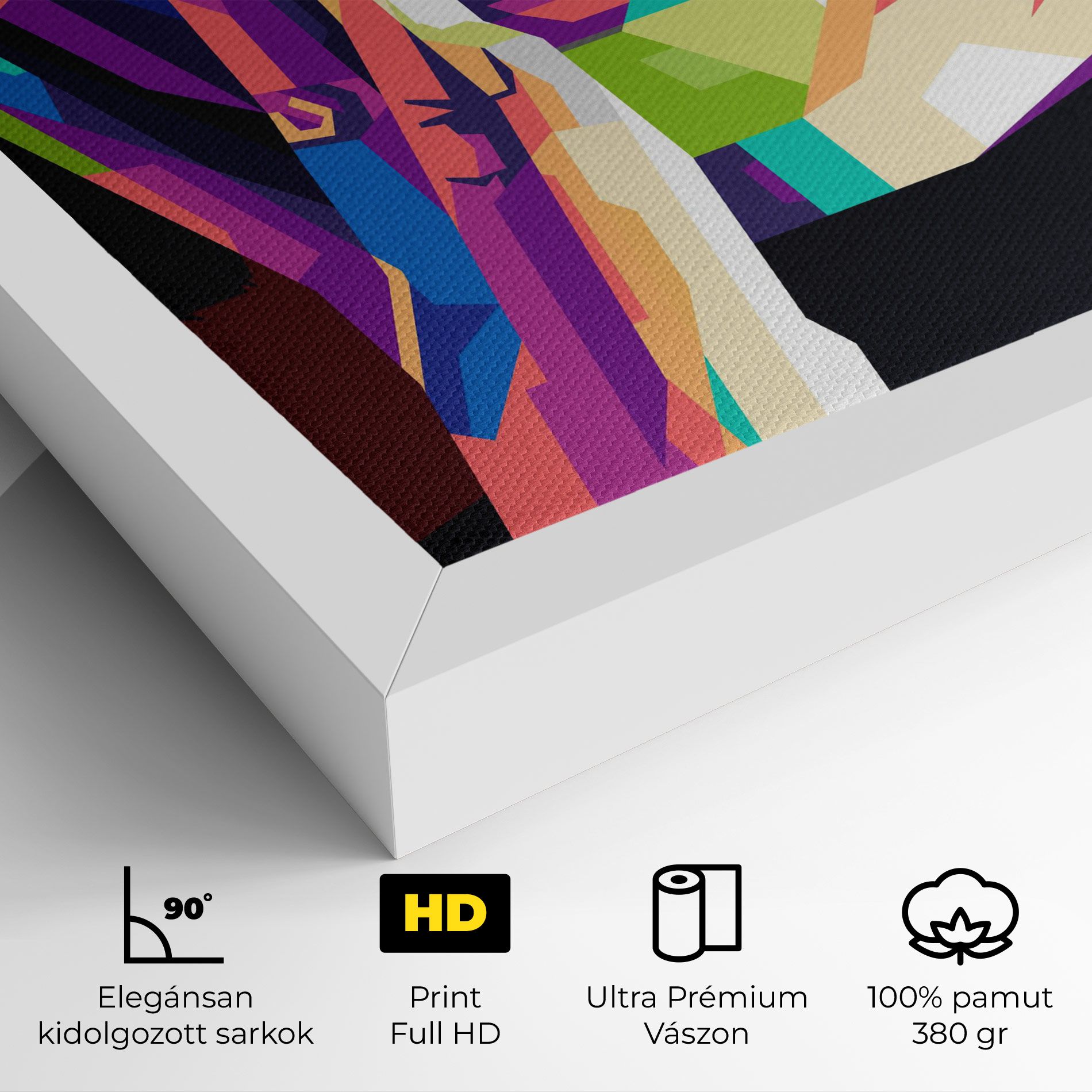 Polygonal Pretty Girl mockup 4