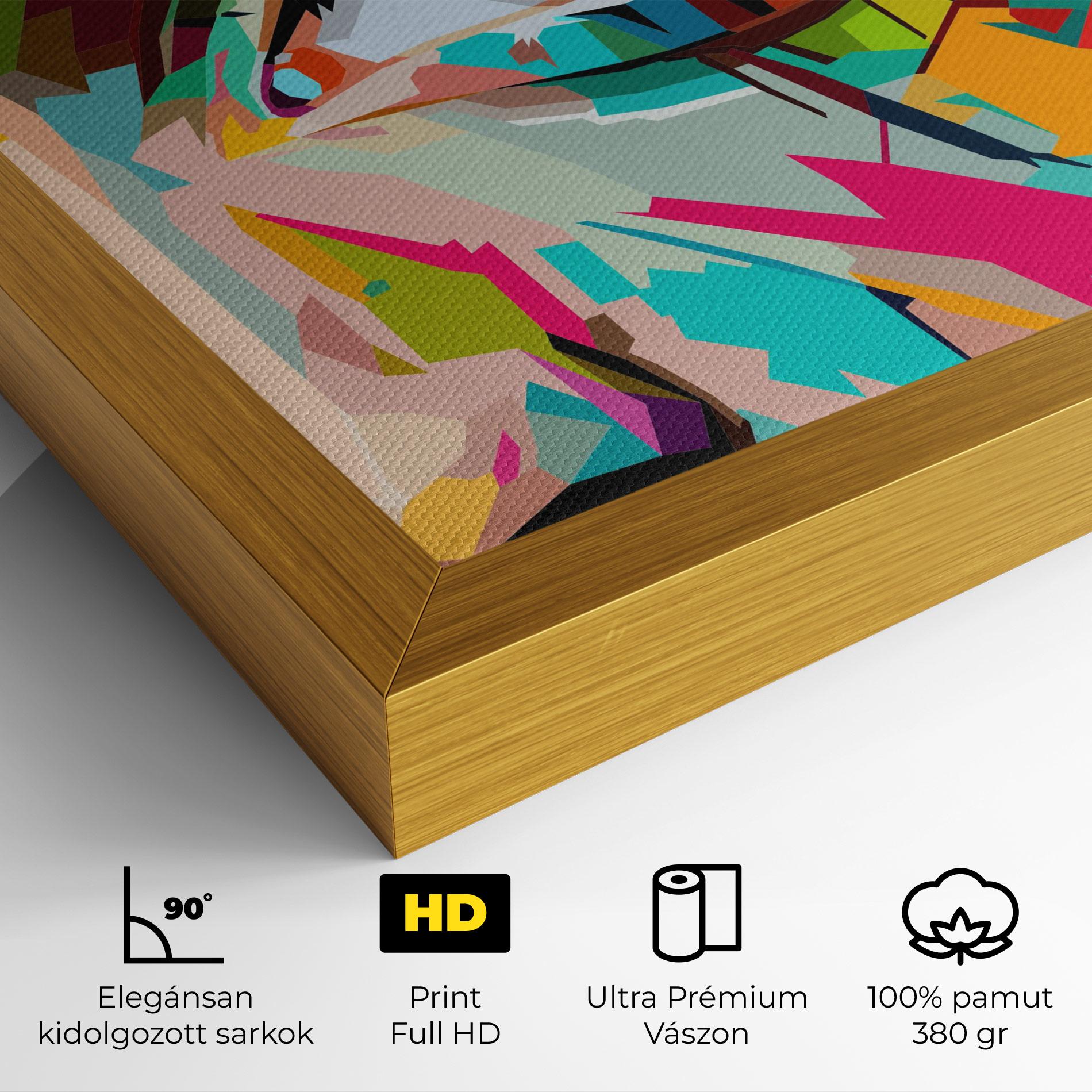 Vászonkép Colorful Eye mockup 4