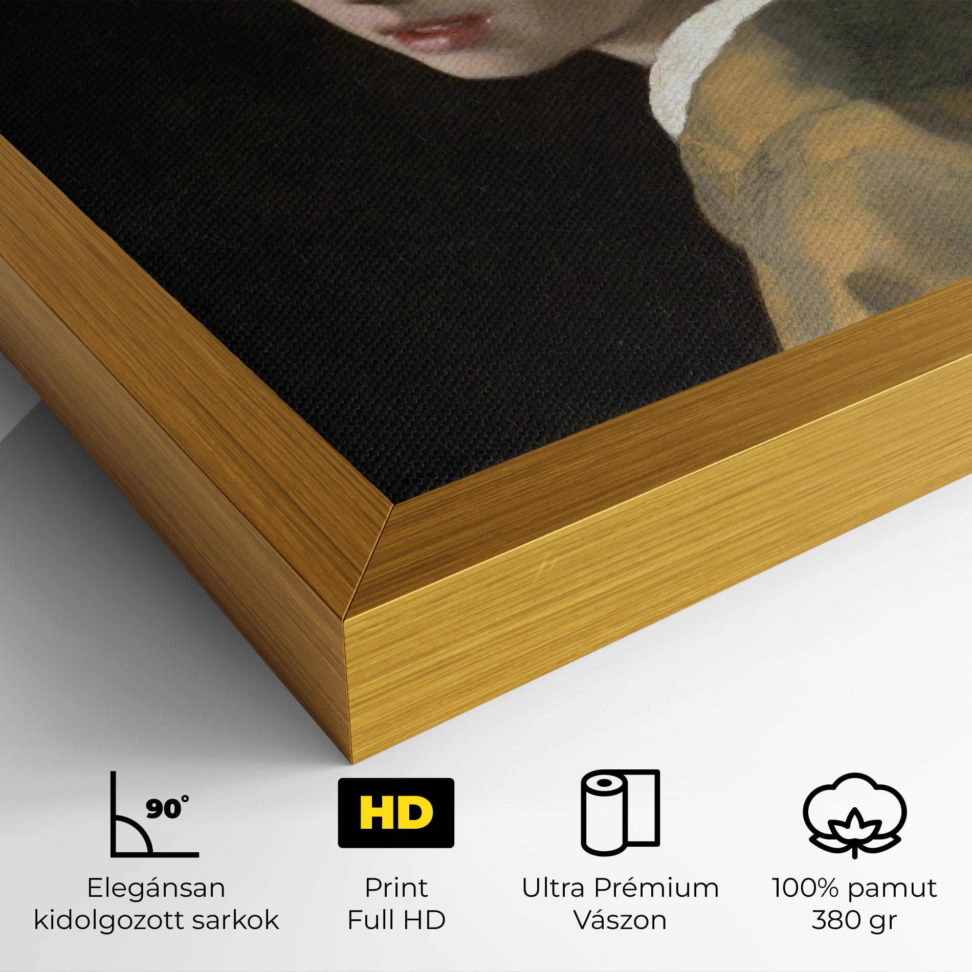 Vászonkép Girl With A Pearl mockup 4