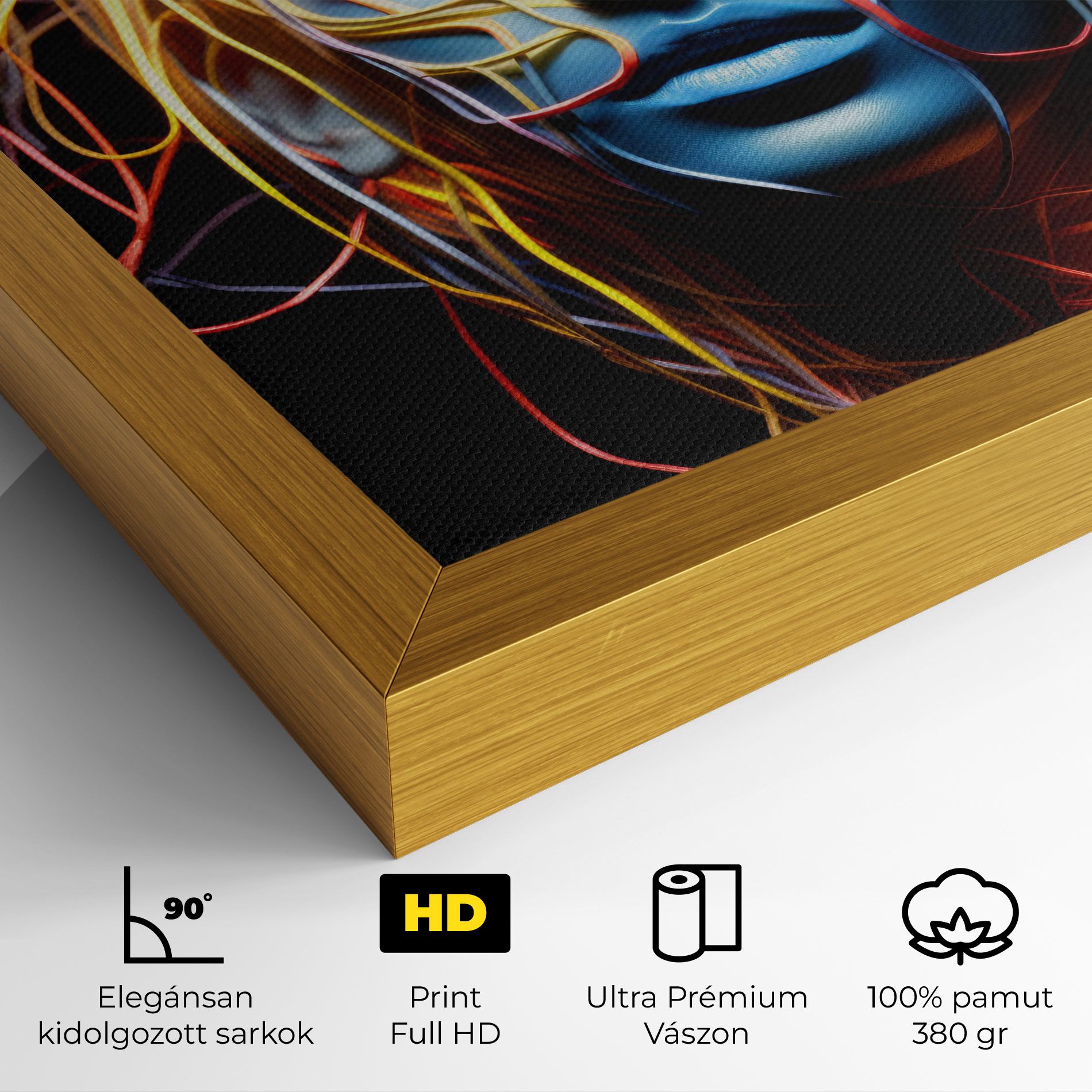 Neon Lights Hair mockup 4