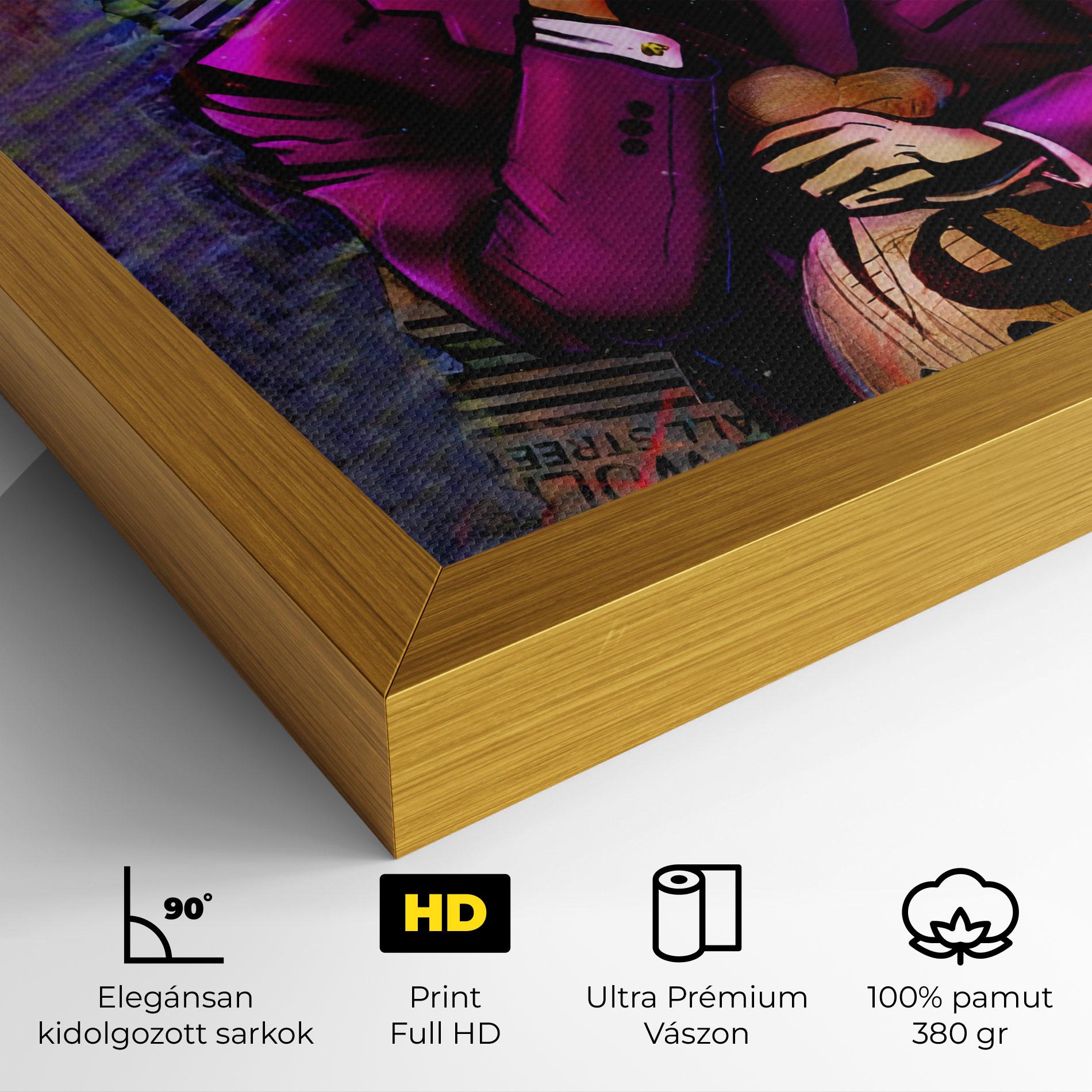 Vászonkép Silence Panda mockup 4