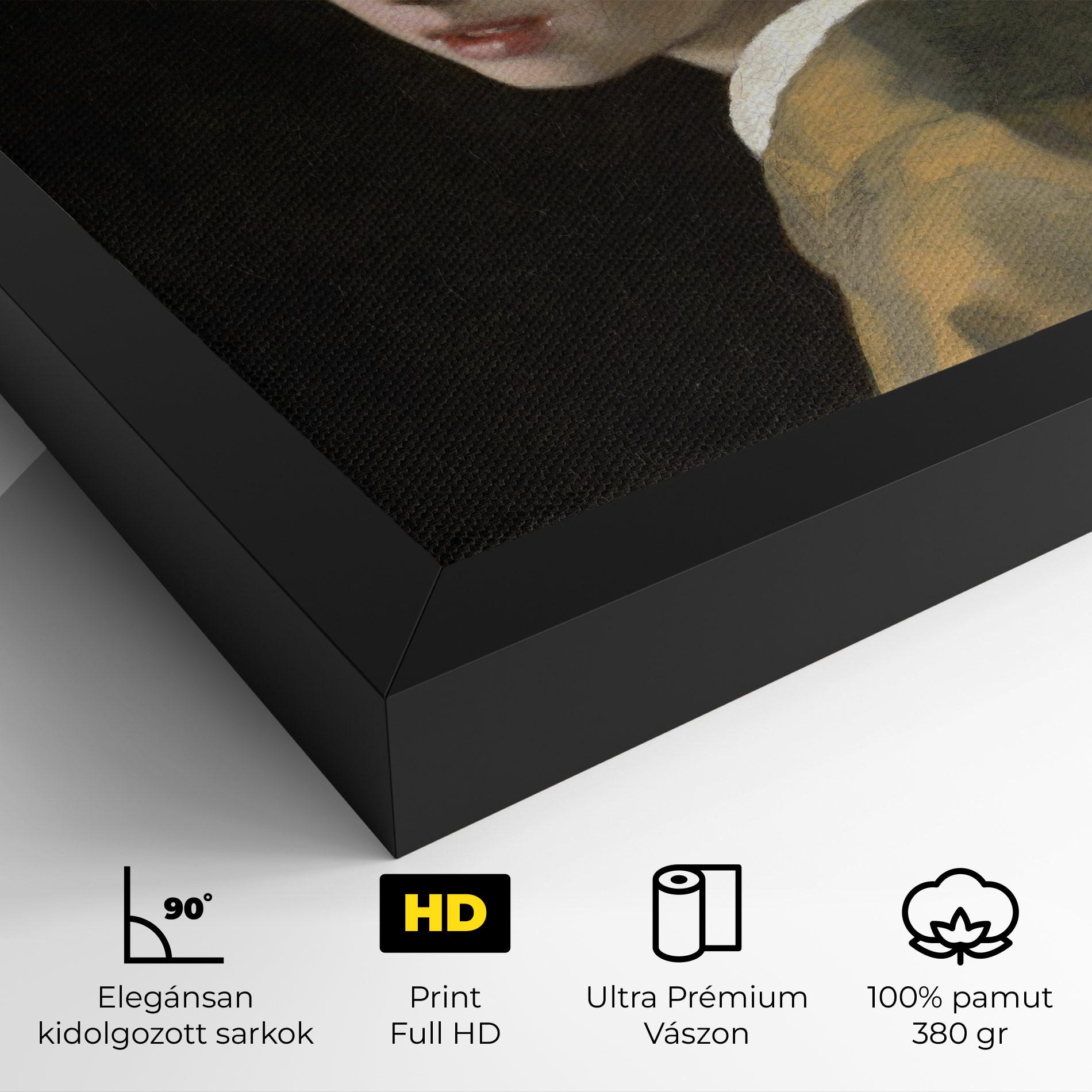 Vászonkép Girl With A Pearl mockup 4