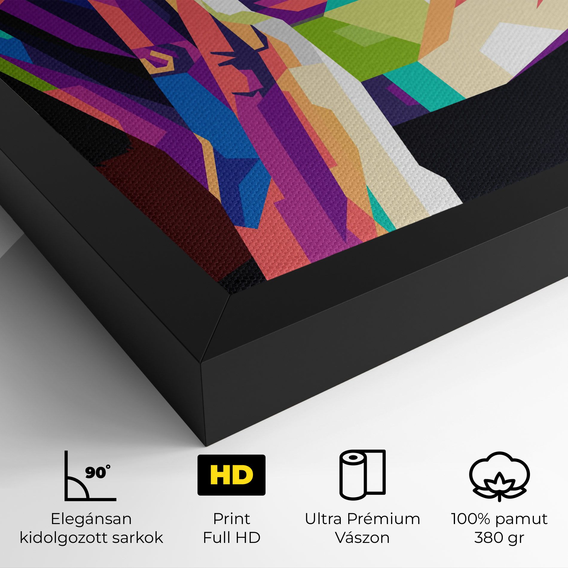 Polygonal Pretty Girl mockup 4