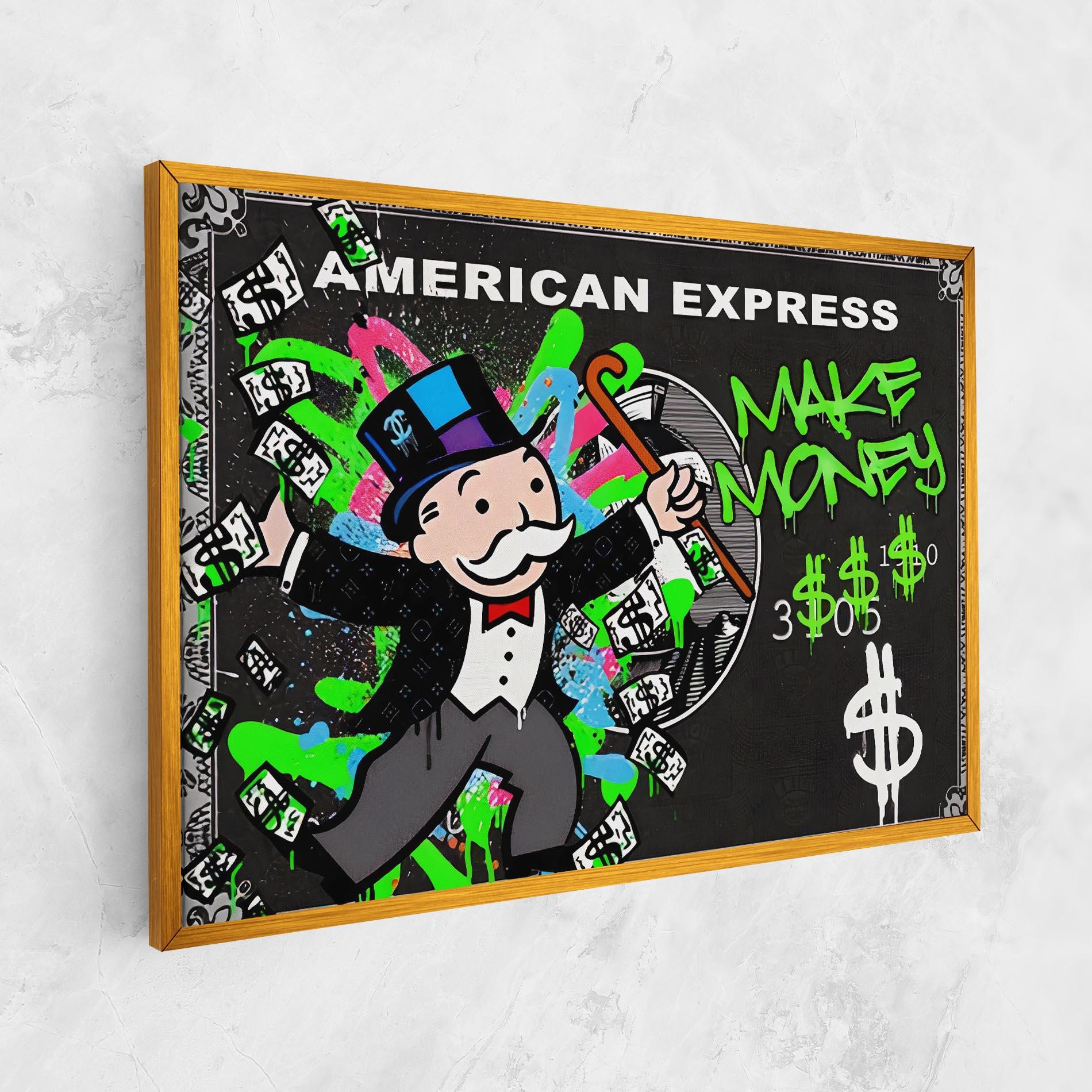 Vászonkép Make Money mockup 1