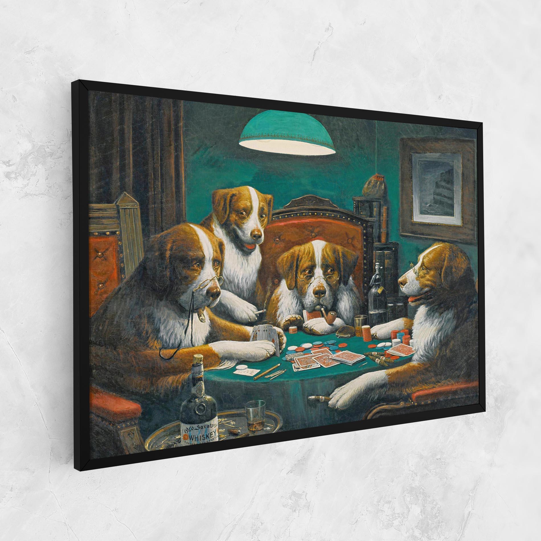 Vászonkép Poker Game mockup 1