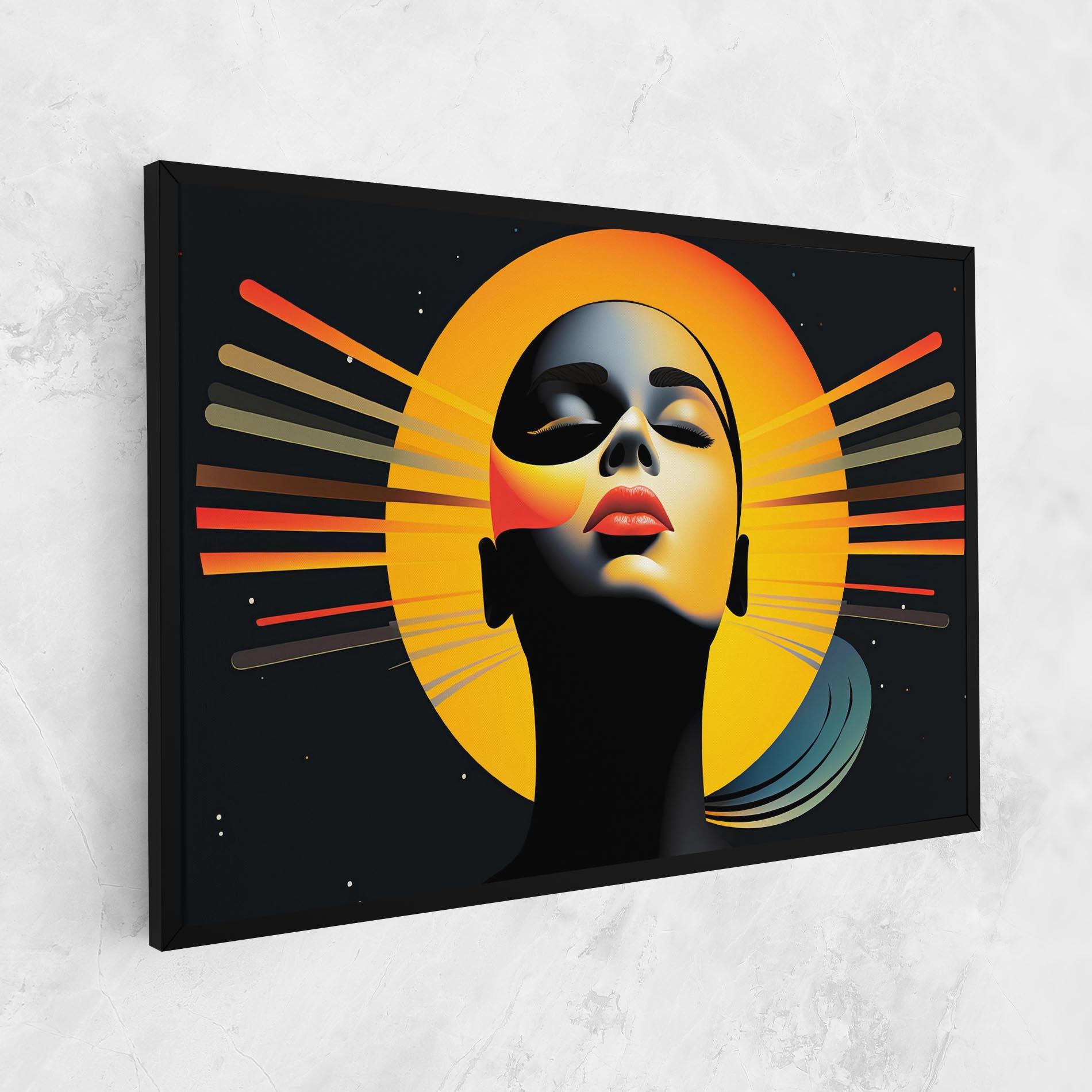 Vászonkép Synthetic Dreamy Profile mockup 1