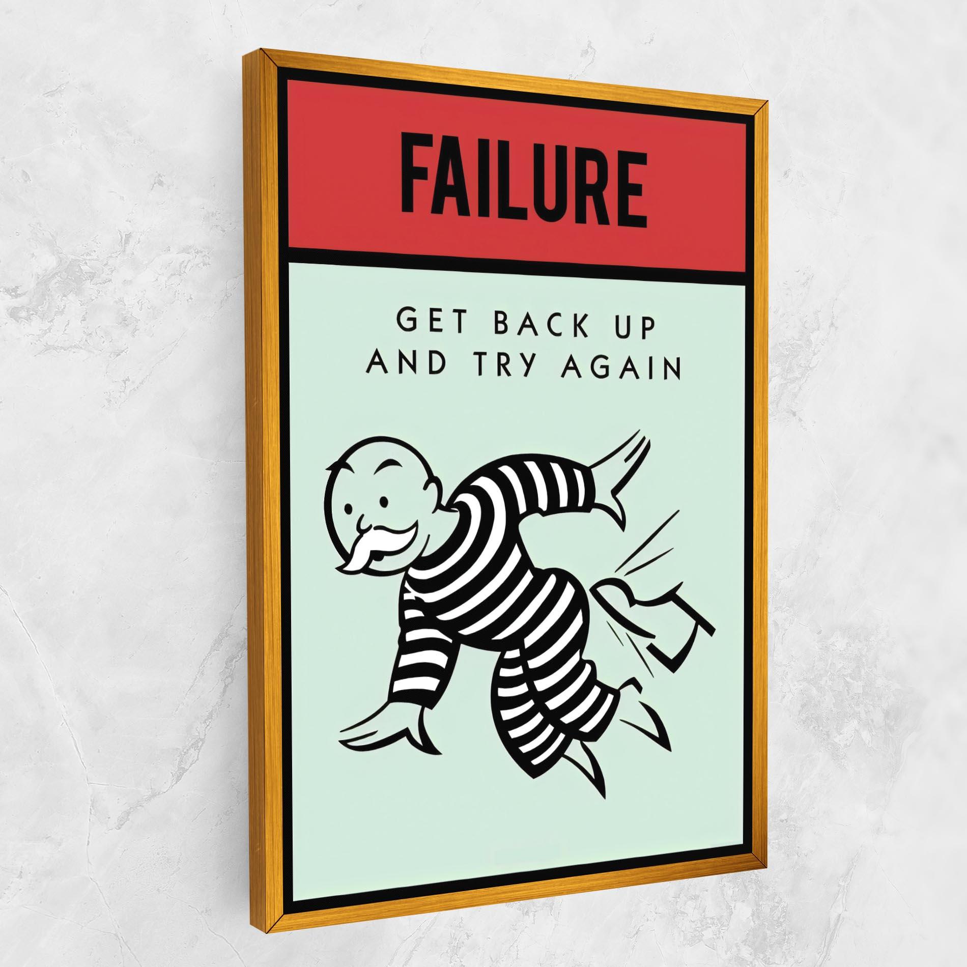 Vászonkép FAILURE mockup 1