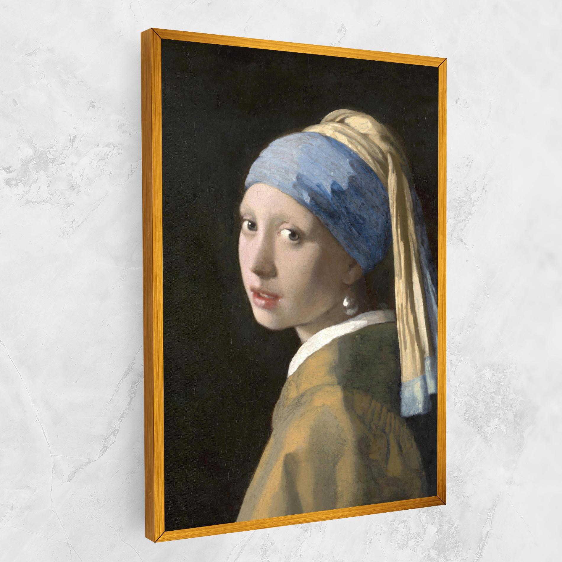 Vászonkép Girl With A Pearl mockup 1